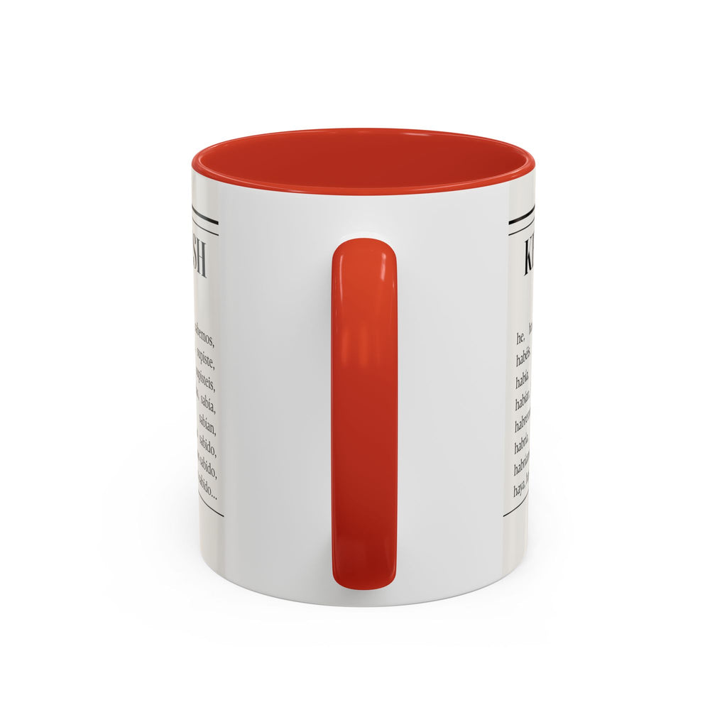 The "Keep Calm & Conquer Spanish" Ceramic Mug ☕️🇪🇸