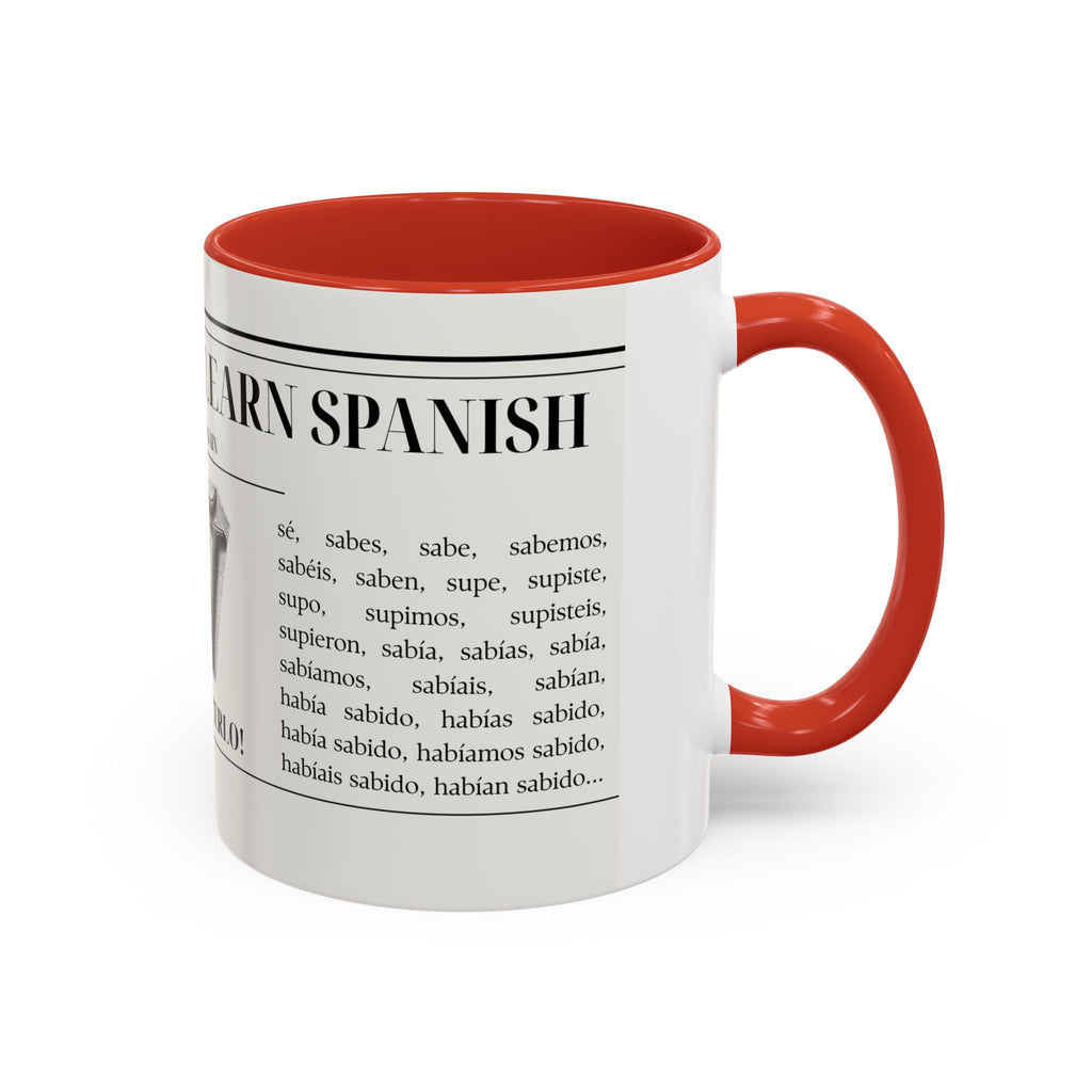 The "Keep Calm & Conquer Spanish" Ceramic Mug ☕️🇪🇸