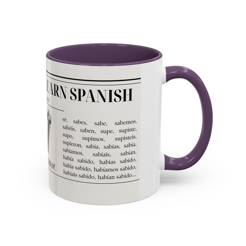 The "Keep Calm & Conquer Spanish" Ceramic Mug ☕️🇪🇸