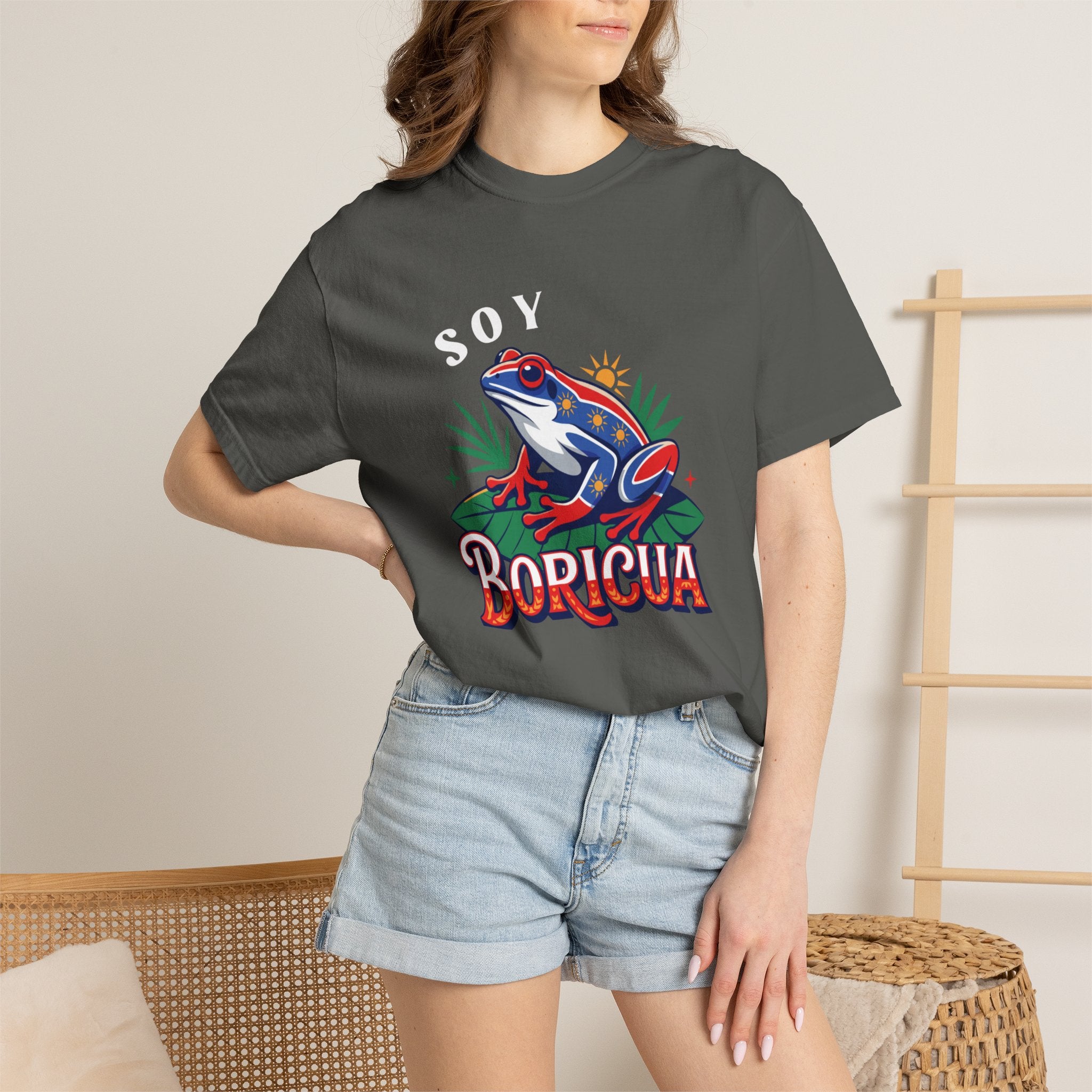 "Yo Soy Boricua" Comfort Colors® Garment-Dyed Tee - Celebrate Your Puerto Rican Pride