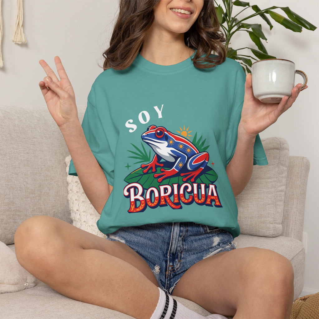 "Yo Soy Boricua" Comfort Colors® Garment-Dyed Tee - Celebrate Your Puerto Rican Pride