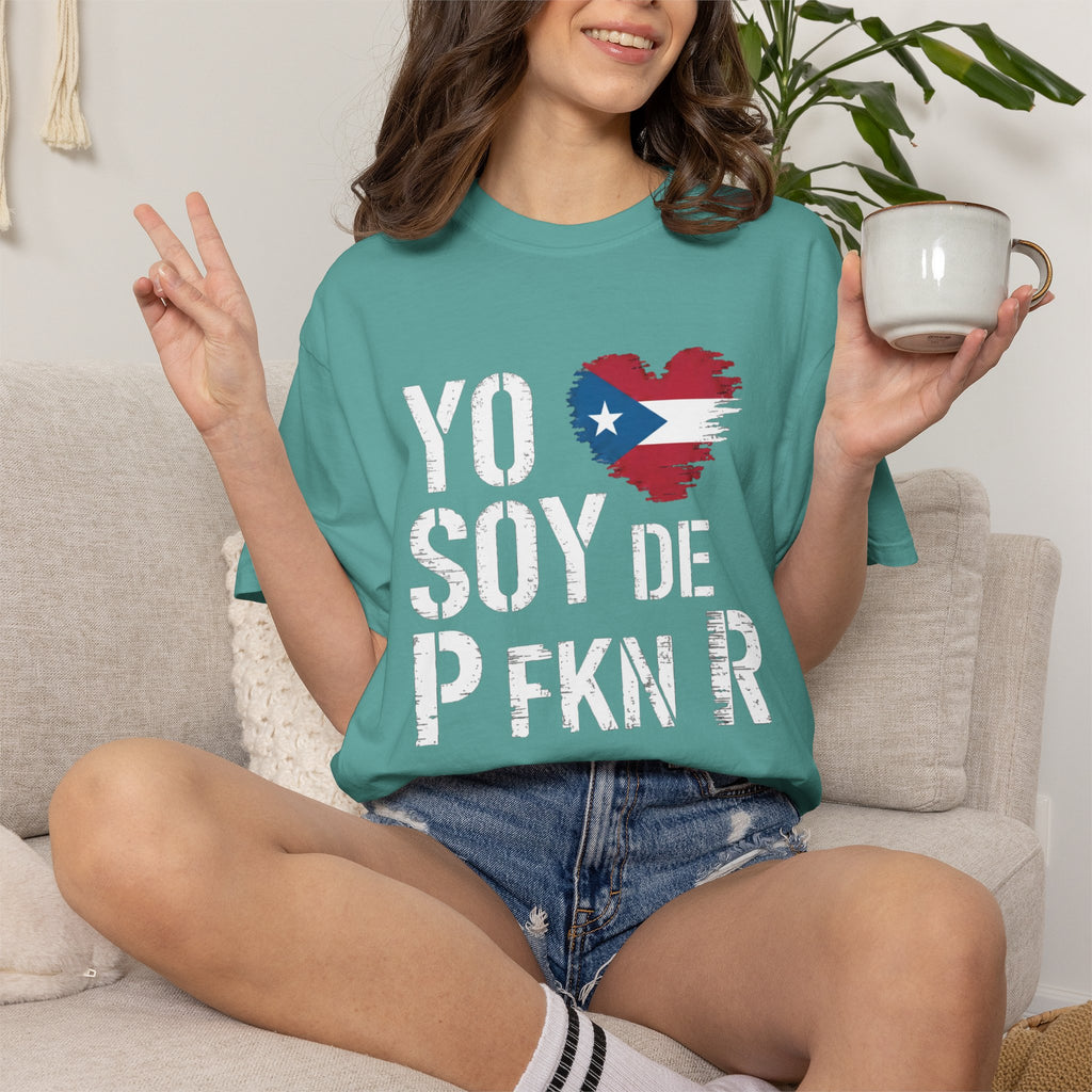 YO SOY DE PFKNR Comfort Colors® Garment-Dyed Tee - The Ultimate Puerto Rican Pride Shirt