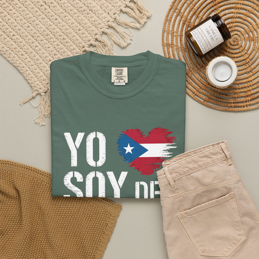 YO SOY DE PFKNR Comfort Colors® Garment-Dyed Tee - The Ultimate Puerto Rican Pride Shirt