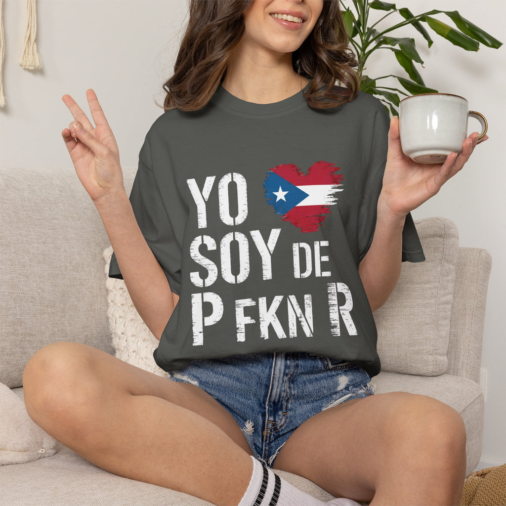 YO SOY DE PFKNR Comfort Colors® Garment-Dyed Tee - The Ultimate Puerto Rican Pride Shirt