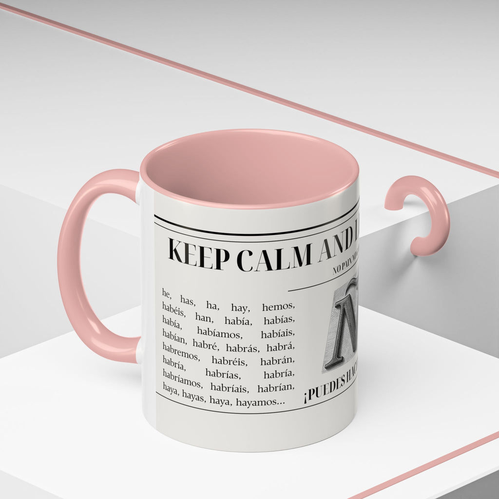 The "Keep Calm & Conquer Spanish" Ceramic Mug ☕️🇪🇸