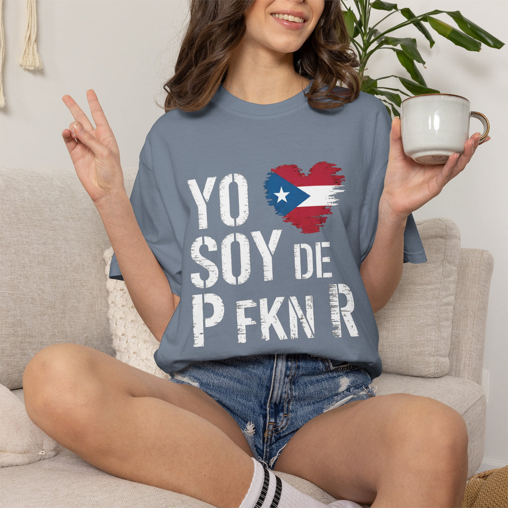 YO SOY DE PFKNR Comfort Colors® Garment-Dyed Tee - The Ultimate Puerto Rican Pride Shirt