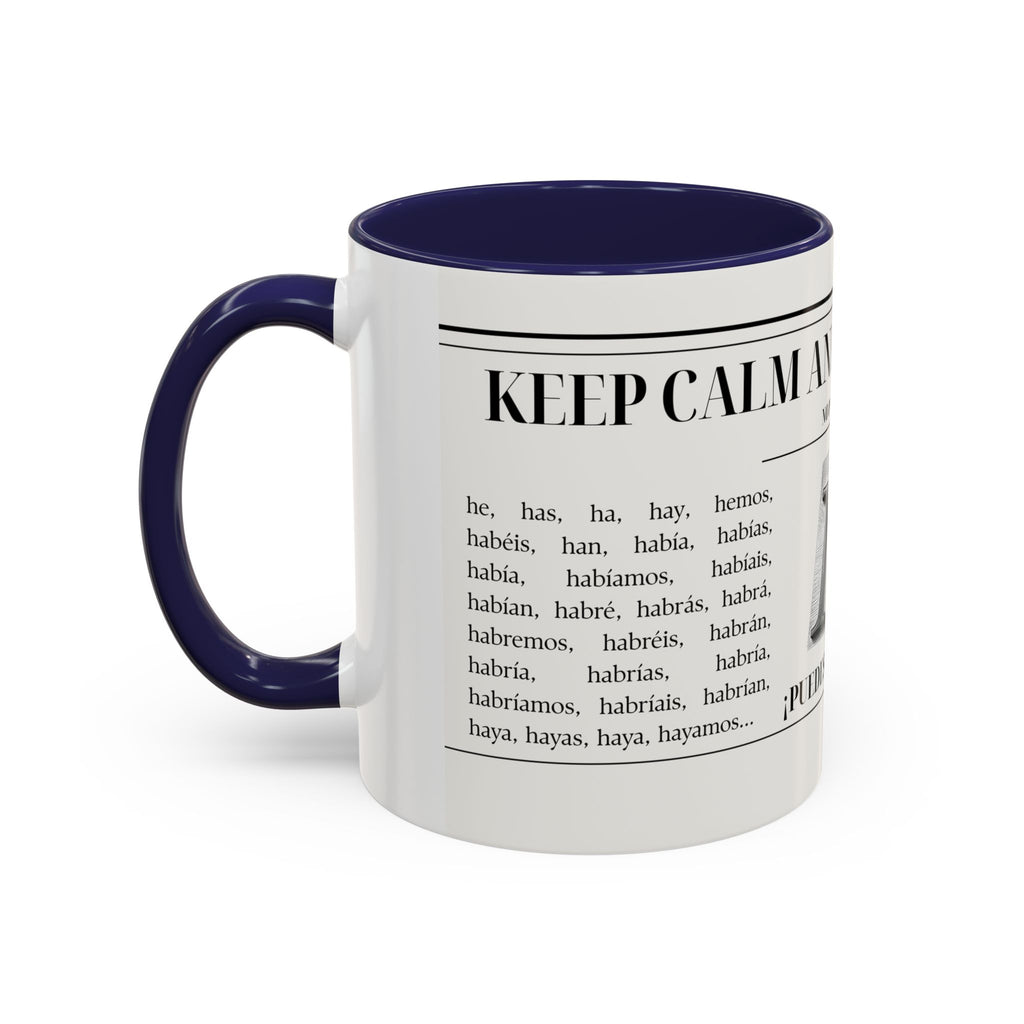 The "Keep Calm & Conquer Spanish" Ceramic Mug ☕️🇪🇸