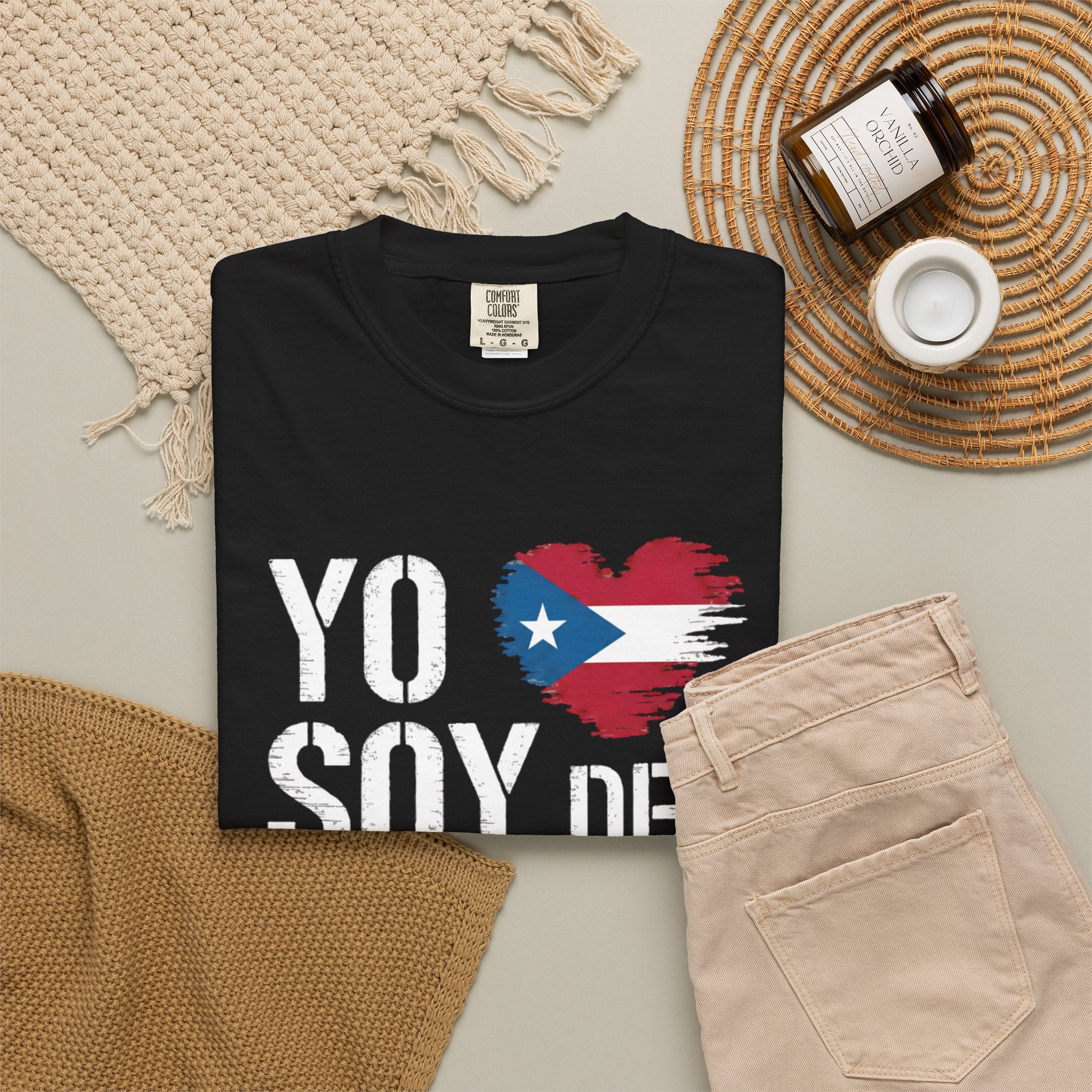 YO SOY DE PFKNR Comfort Colors® Garment-Dyed Tee - The Ultimate Puerto Rican Pride Shirt