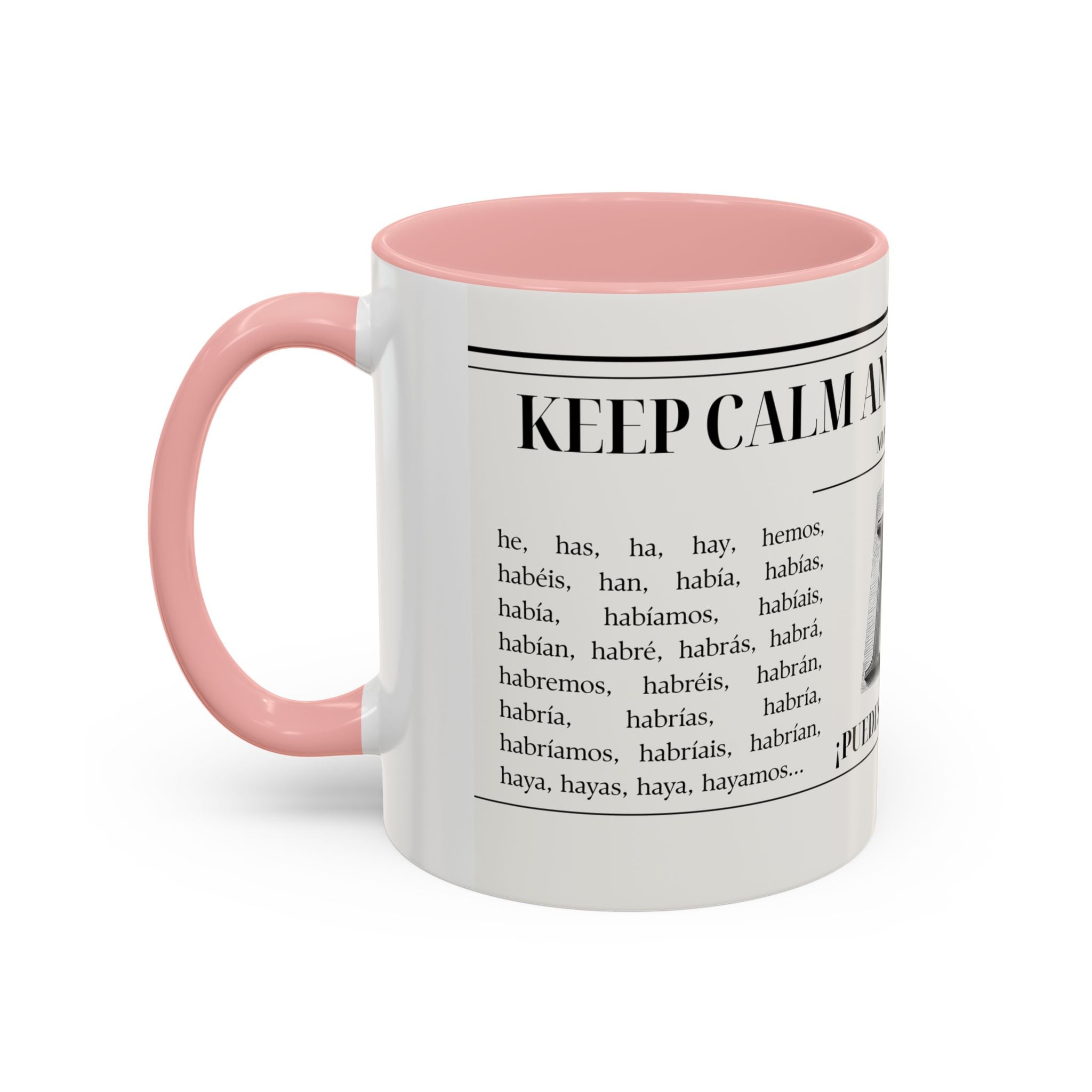 The "Keep Calm & Conquer Spanish" Ceramic Mug ☕️🇪🇸