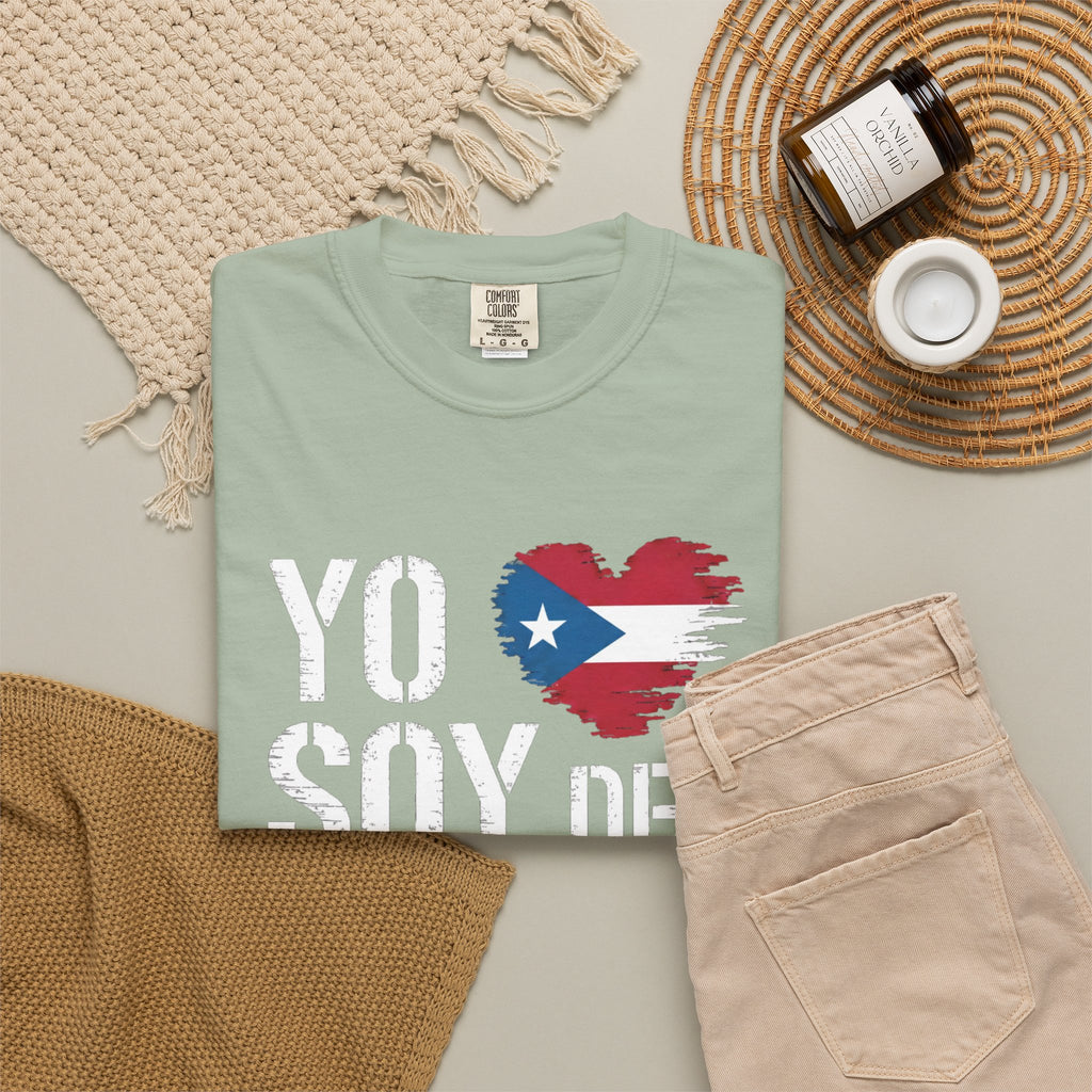 YO SOY DE PFKNR Comfort Colors® Garment-Dyed Tee - The Ultimate Puerto Rican Pride Shirt