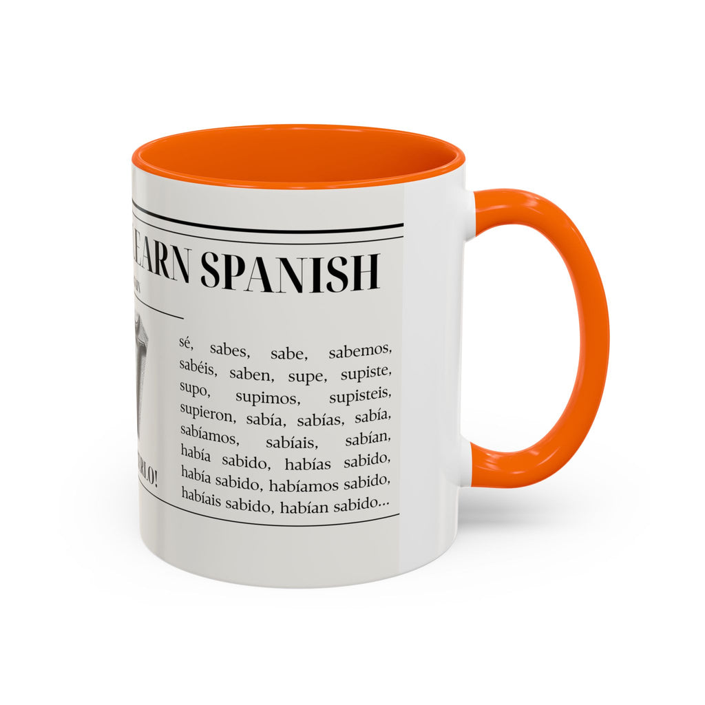 The "Keep Calm & Conquer Spanish" Ceramic Mug ☕️🇪🇸