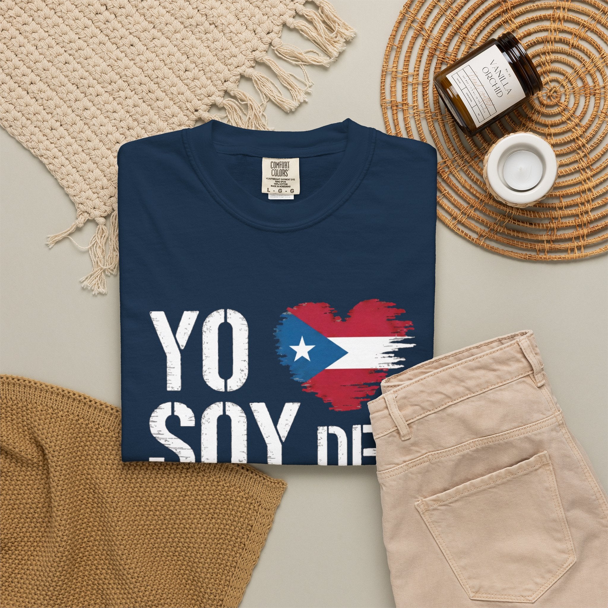 YO SOY DE PFKNR Comfort Colors® Garment-Dyed Tee - The Ultimate Puerto Rican Pride Shirt