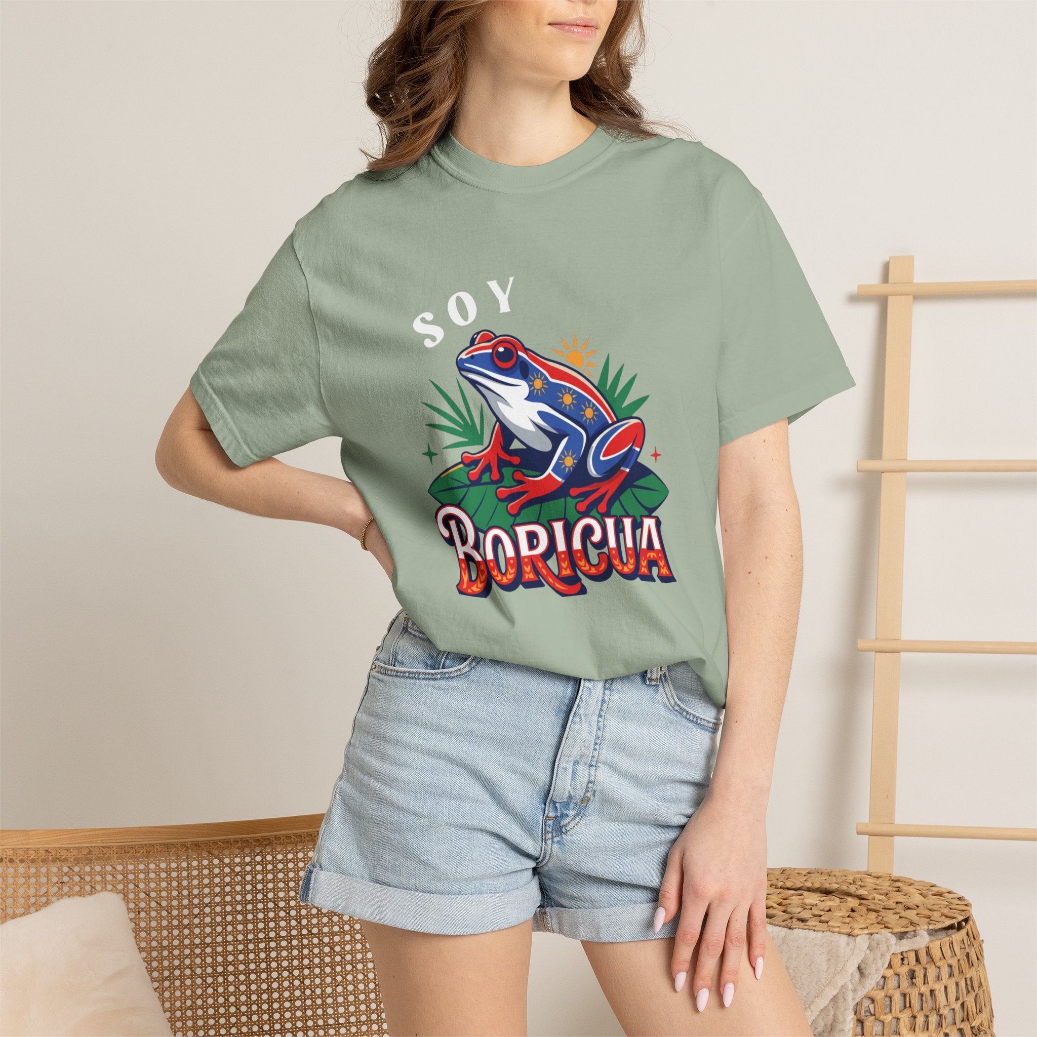 "Yo Soy Boricua" Comfort Colors® Garment-Dyed Tee - Celebrate Your Puerto Rican Pride