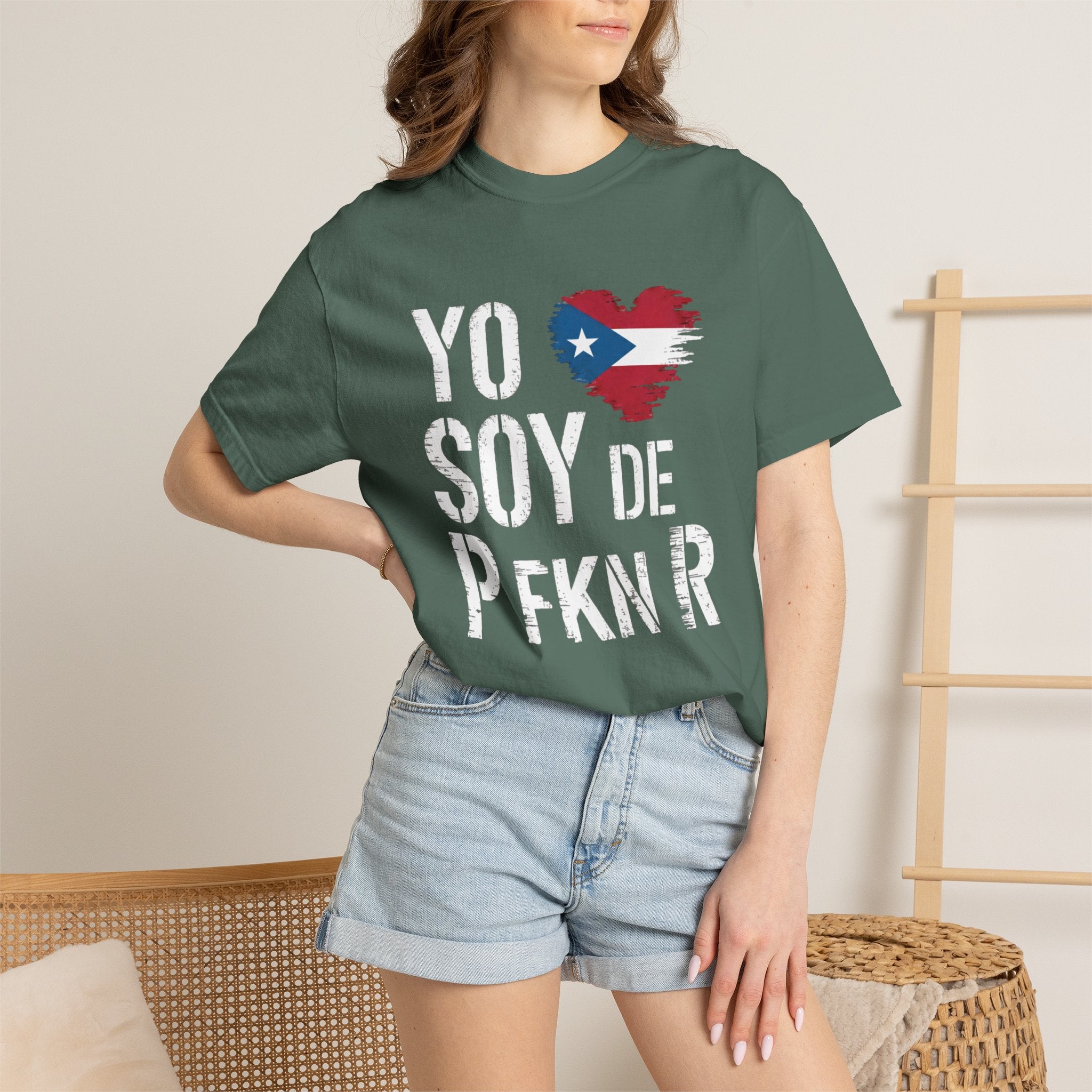YO SOY DE PFKNR Comfort Colors® Garment-Dyed Tee - The Ultimate Puerto Rican Pride Shirt