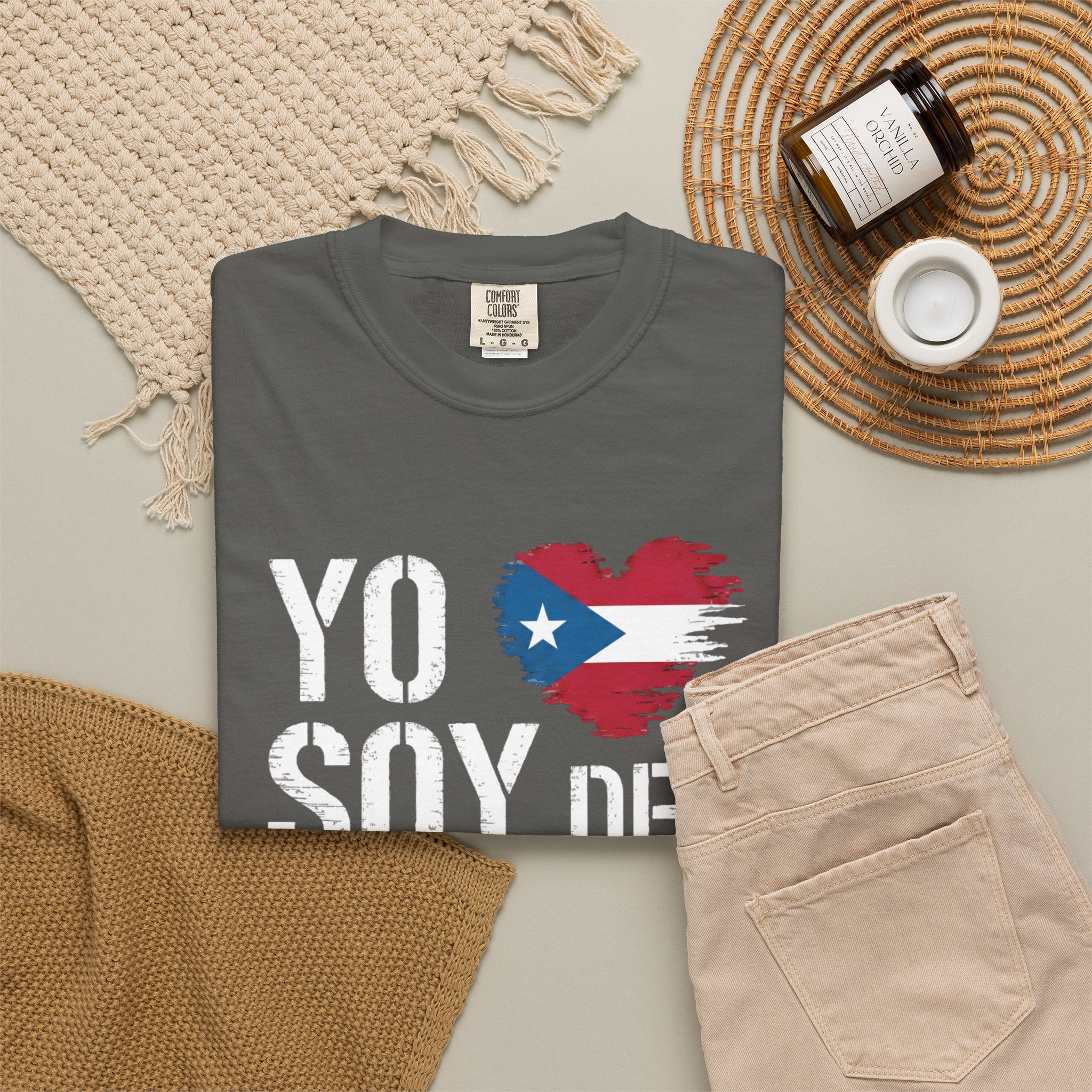 YO SOY DE PFKNR Comfort Colors® Garment-Dyed Tee - The Ultimate Puerto Rican Pride Shirt