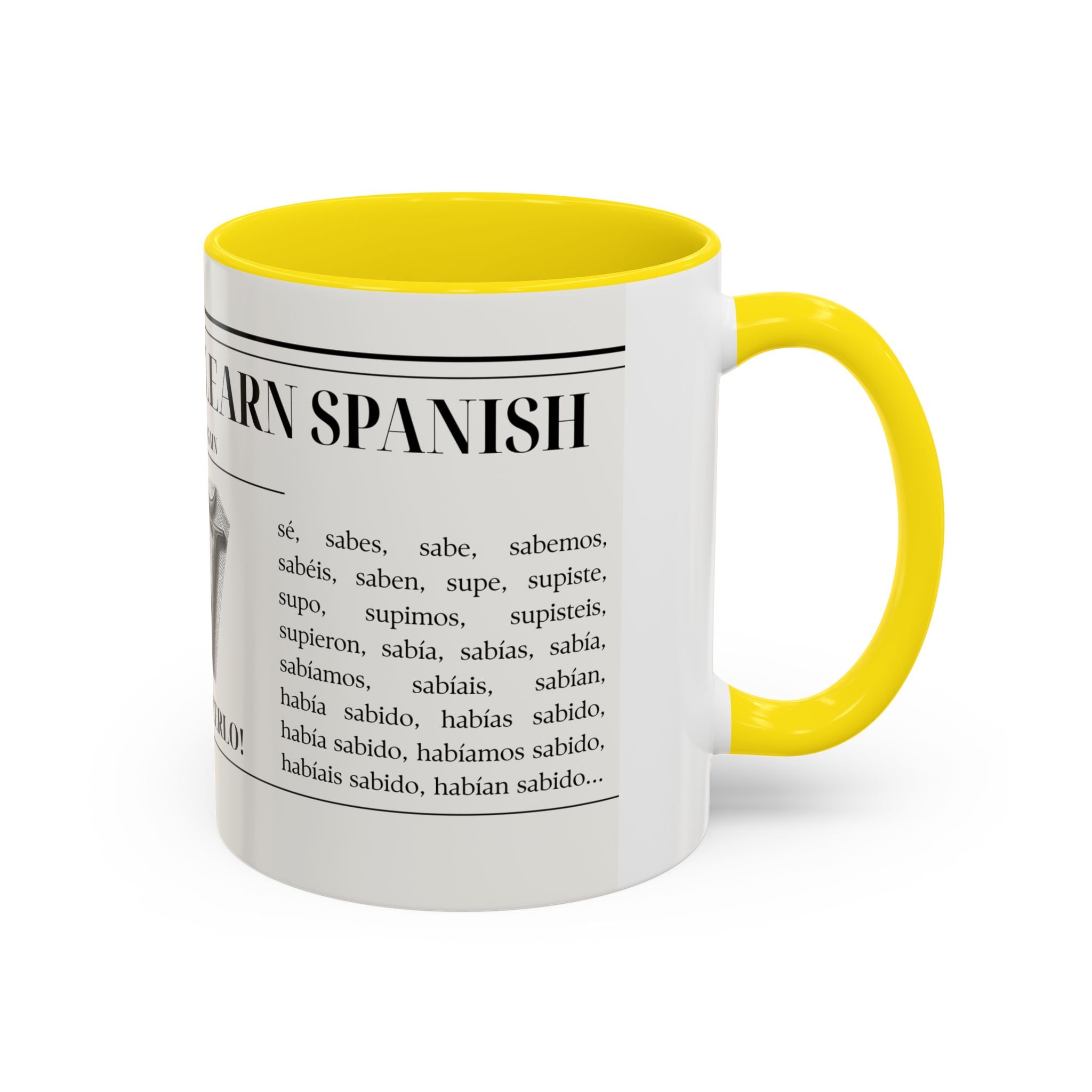 The "Keep Calm & Conquer Spanish" Ceramic Mug ☕️🇪🇸