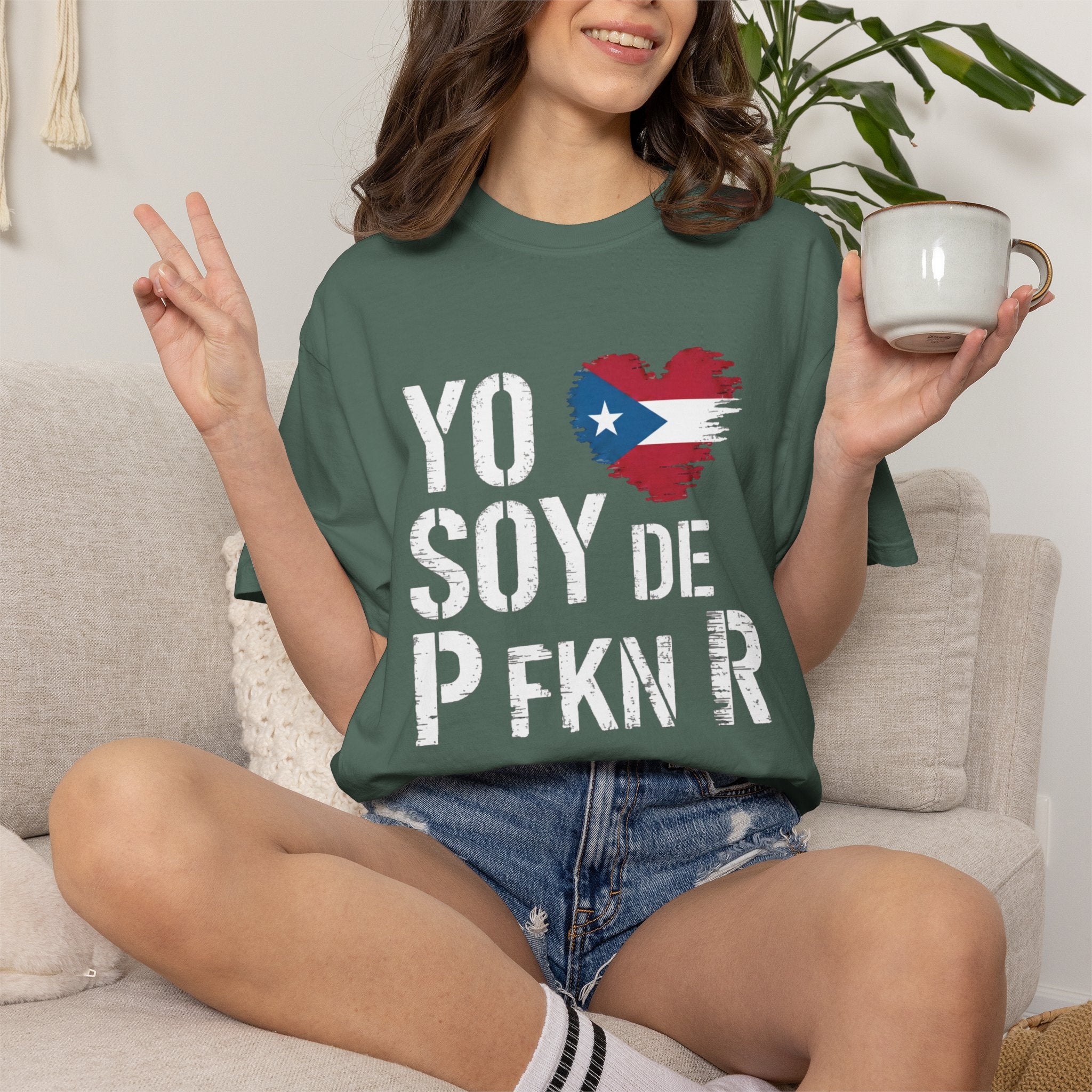 YO SOY DE PFKNR Comfort Colors® Garment-Dyed Tee - The Ultimate Puerto Rican Pride Shirt