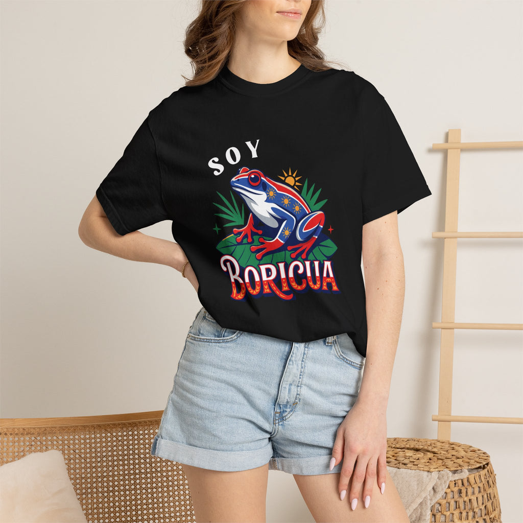 "Yo Soy Boricua" Comfort Colors® Garment-Dyed Tee - Celebrate Your Puerto Rican Pride