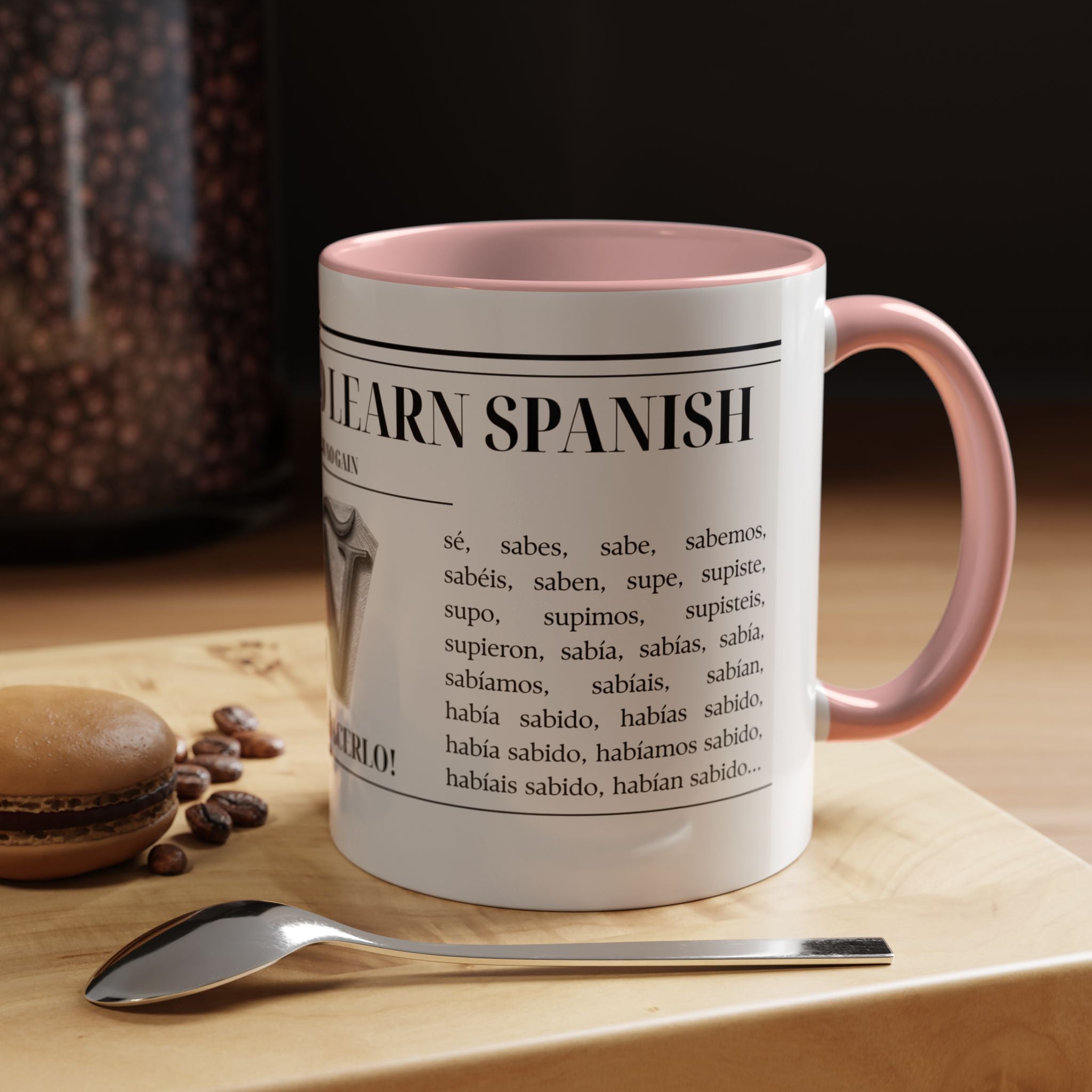 The "Keep Calm & Conquer Spanish" Ceramic Mug ☕️🇪🇸
