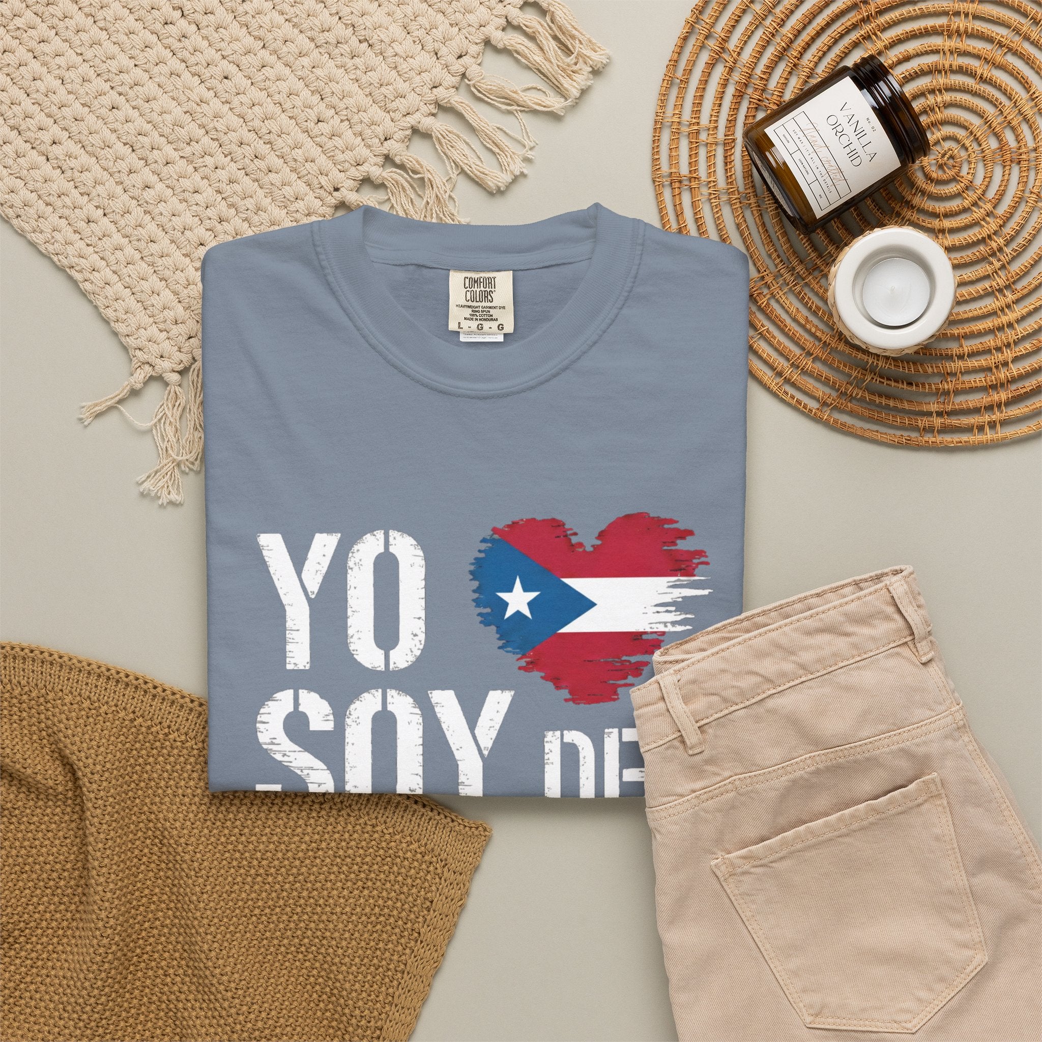 YO SOY DE PFKNR Comfort Colors® Garment-Dyed Tee - The Ultimate Puerto Rican Pride Shirt