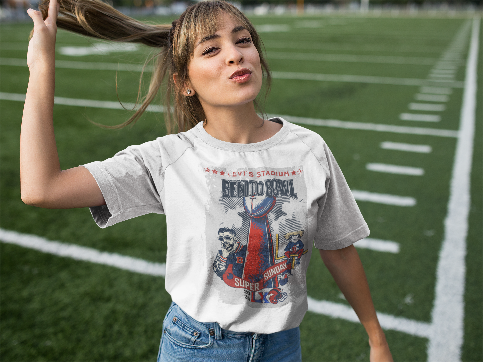 Latino Icon Football Graphic Tee - Halftime Vibes Game Day Shirt - Retro Sports Culture Streetwear - Unisex Softstyle Fan Outfit