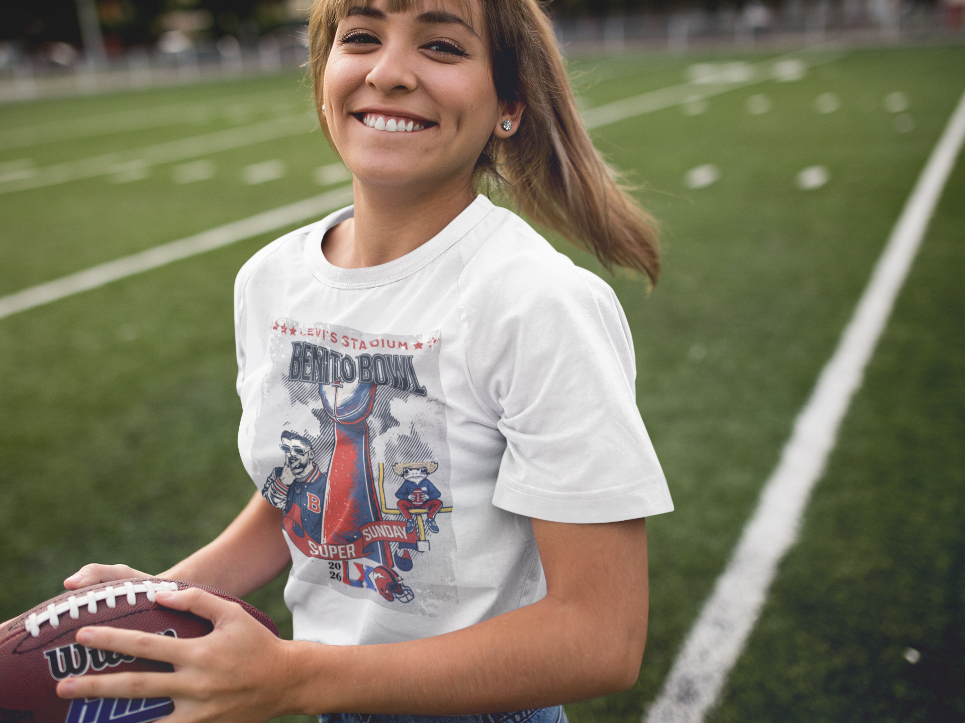 Latino Icon Football Graphic Tee - Halftime Vibes Game Day Shirt - Retro Sports Culture Streetwear - Unisex Softstyle Fan Outfit