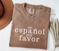 Wkrocz w dwujęzyczny klimat z koszulką premium „En Español Por Favor”.