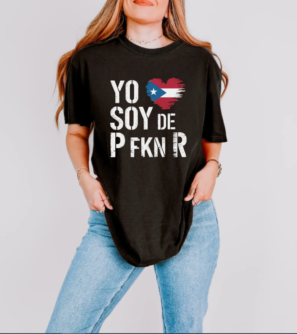YO SOY DE PFKNR Comfort Colors® Garment-Dyed Tee - The Ultimate Puerto Rican Pride Shirt