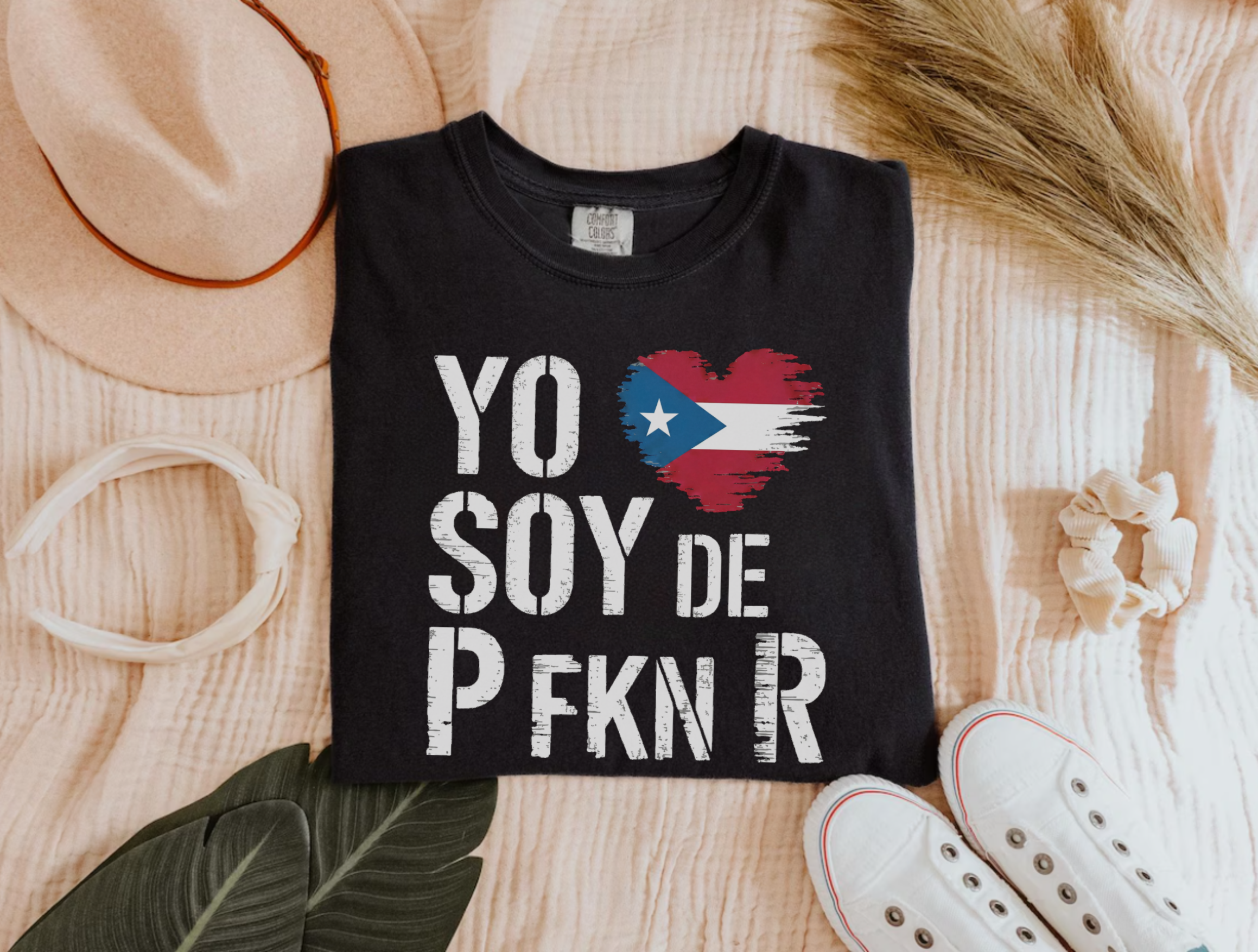 YO SOY DE PFKNR Comfort Colors® Garment-Dyed Tee - The Ultimate Puerto Rican Pride Shirt