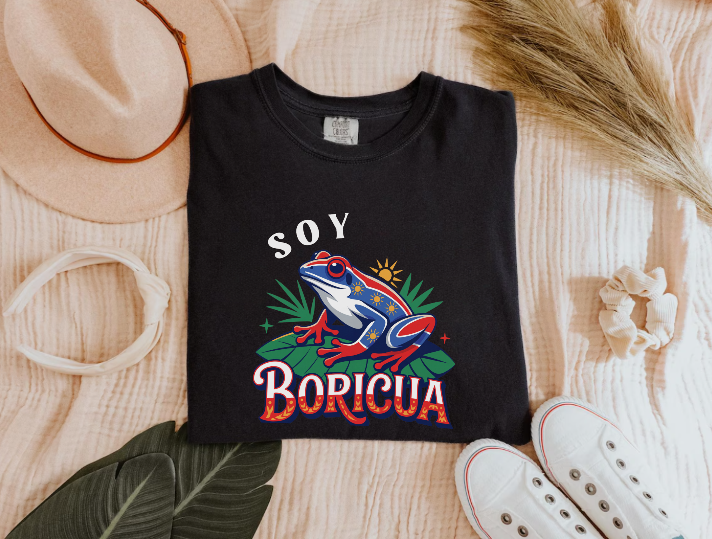 "Yo Soy Boricua" Comfort Colors® Garment-Dyed Tee - Celebrate Your Puerto Rican Pride