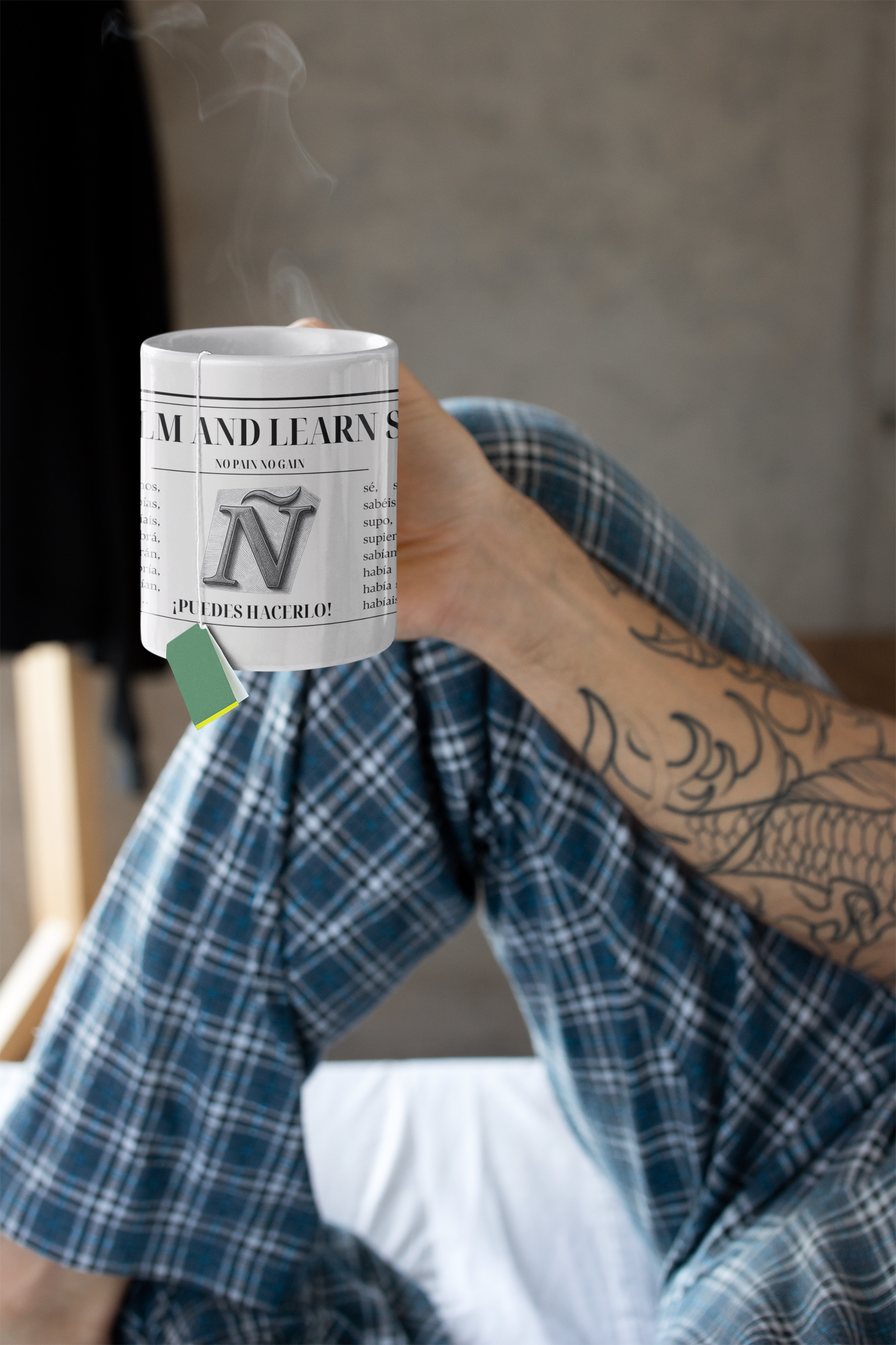 The "Keep Calm & Conquer Spanish" Ceramic Mug ☕️🇪🇸