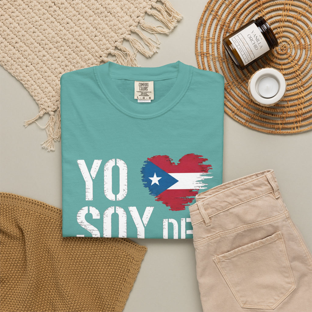 YO SOY DE PFKNR Comfort Colors® Garment-Dyed Tee - The Ultimate Puerto Rican Pride Shirt