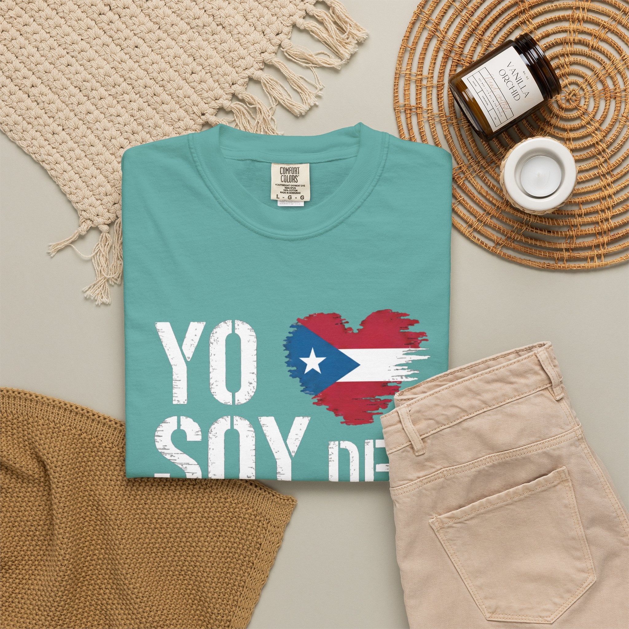 YO SOY DE PFKNR Comfort Colors® Garment-Dyed Tee - The Ultimate Puerto Rican Pride Shirt