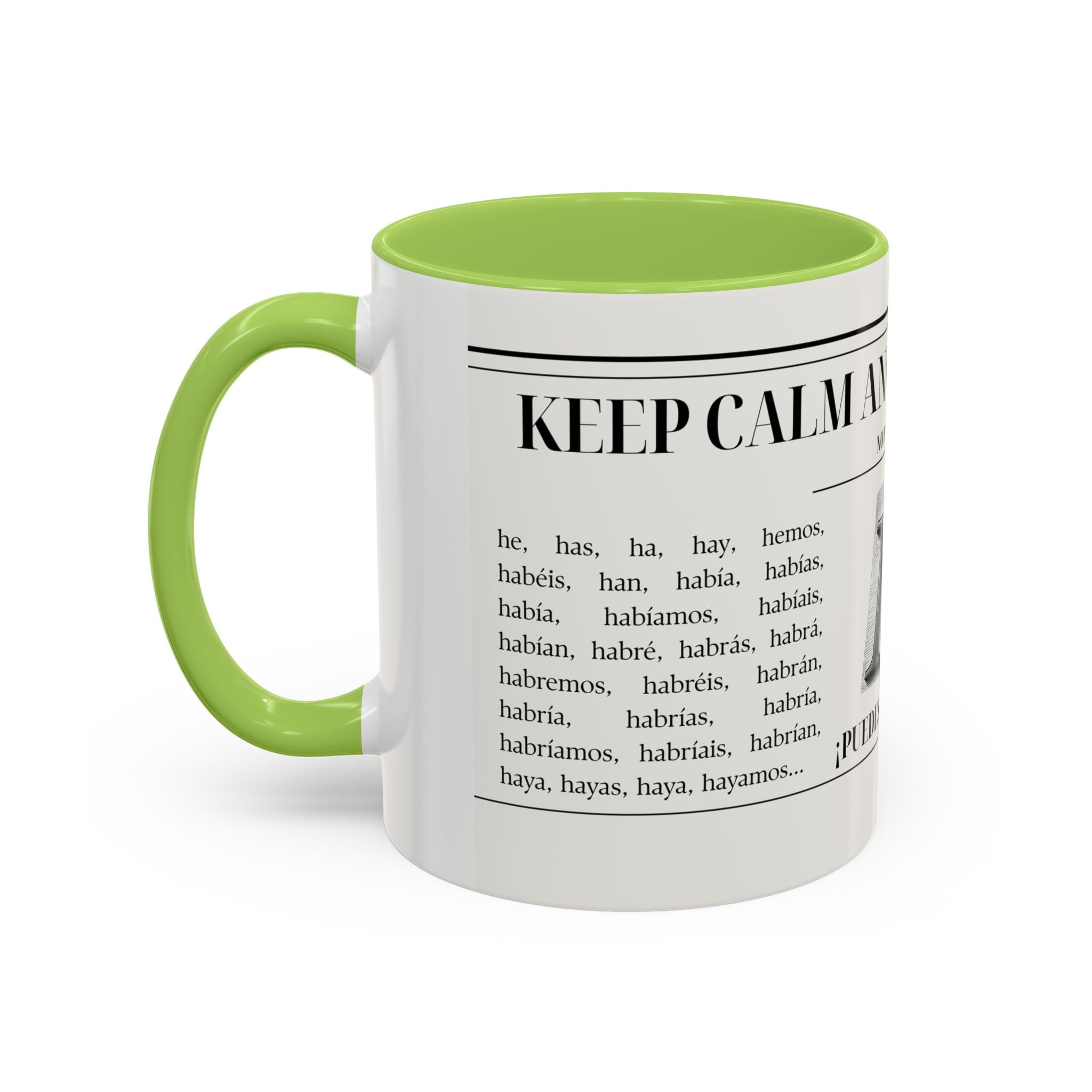 The "Keep Calm & Conquer Spanish" Ceramic Mug ☕️🇪🇸