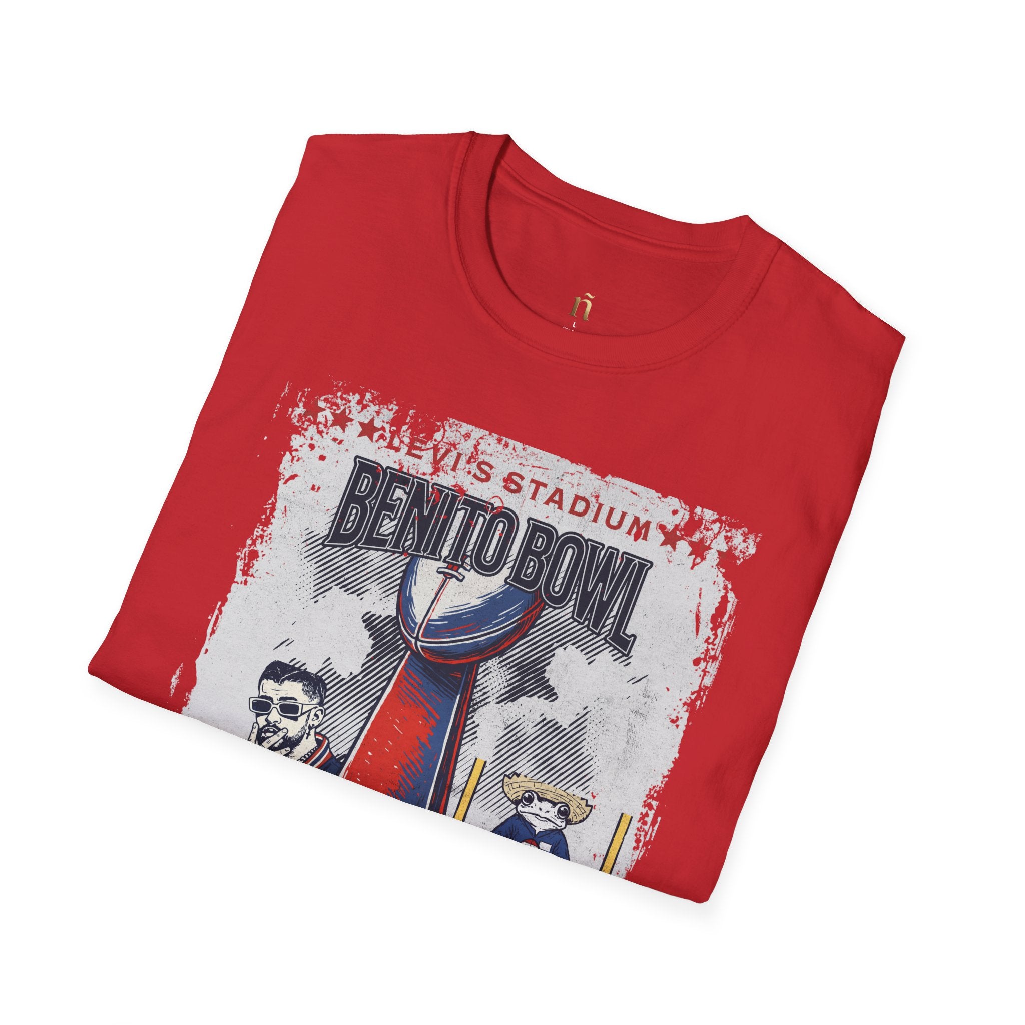 Latino Icon Football Graphic Tee - Halftime Vibes Game Day Shirt - Retro Sports Culture Streetwear - Unisex Softstyle Fan Outfit