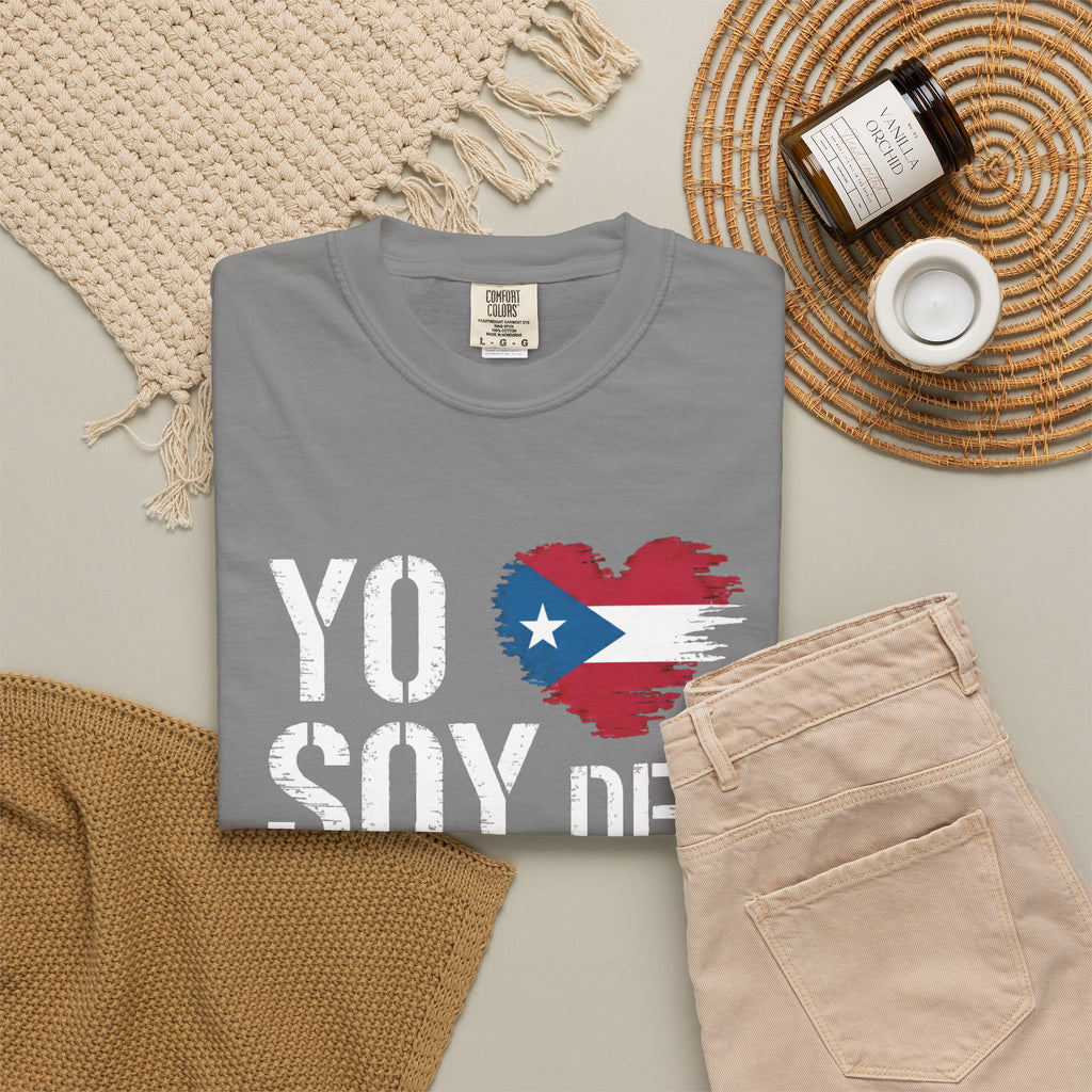 YO SOY DE PFKNR Comfort Colors® Garment-Dyed Tee - The Ultimate Puerto Rican Pride Shirt