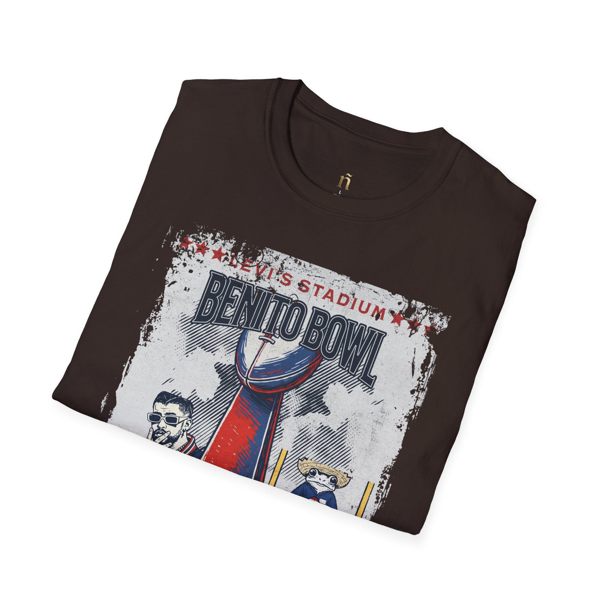 Latino Icon Football Graphic Tee - Halftime Vibes Game Day Shirt - Retro Sports Culture Streetwear - Unisex Softstyle Fan Outfit