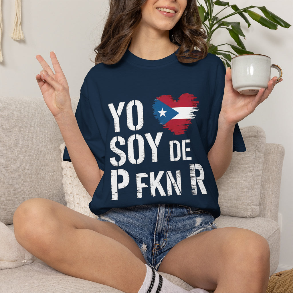 YO SOY DE PFKNR Comfort Colors® Garment-Dyed Tee - The Ultimate Puerto Rican Pride Shirt