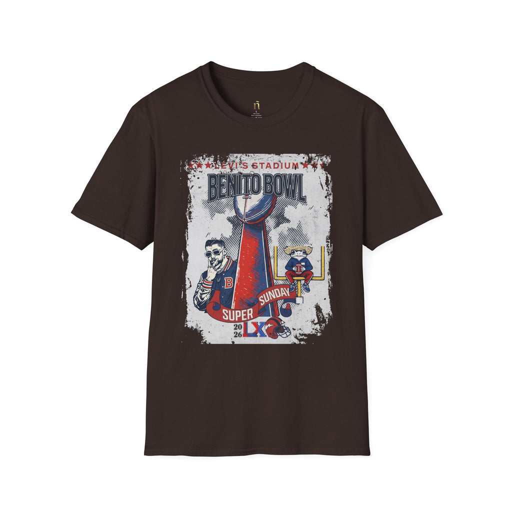 Latino Icon Football Graphic Tee - Halftime Vibes Game Day Shirt - Retro Sports Culture Streetwear - Unisex Softstyle Fan Outfit