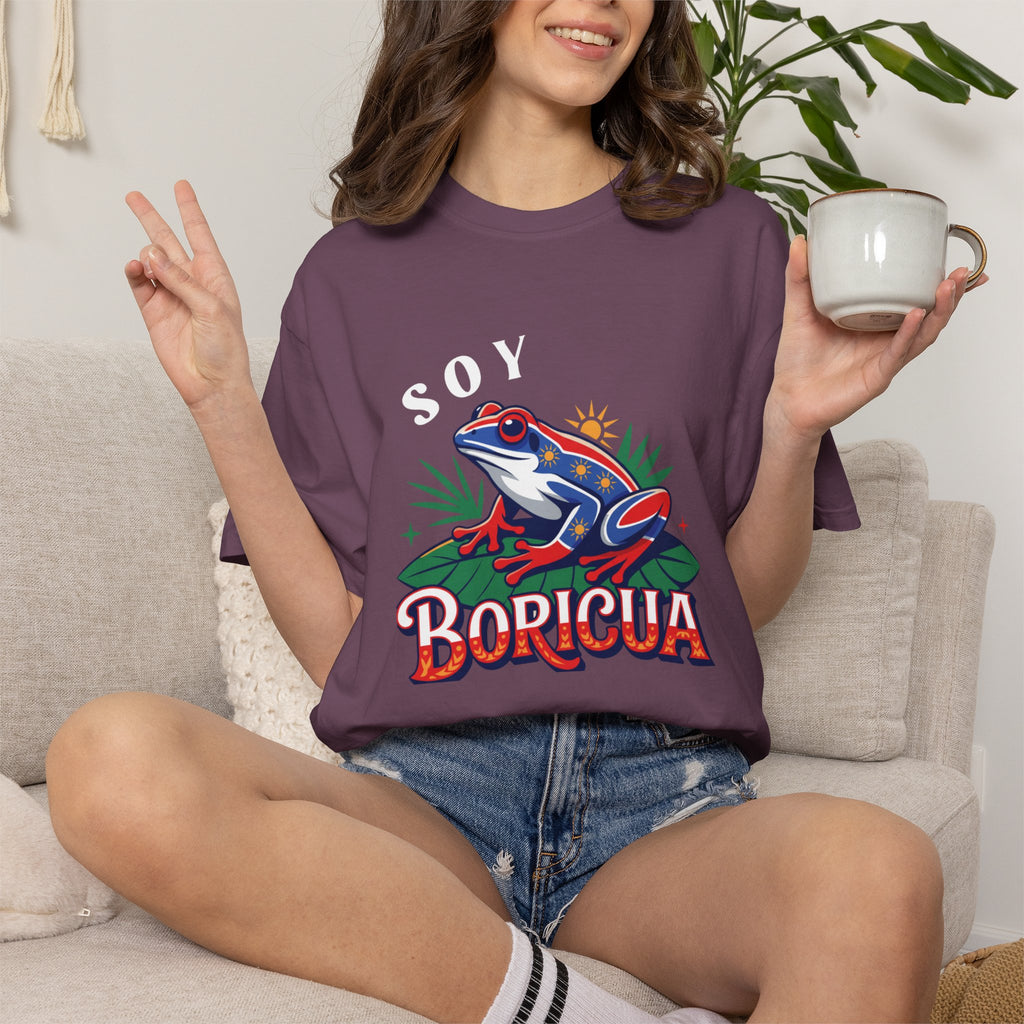 "Yo Soy Boricua" Comfort Colors® Garment-Dyed Tee - Celebrate Your Puerto Rican Pride