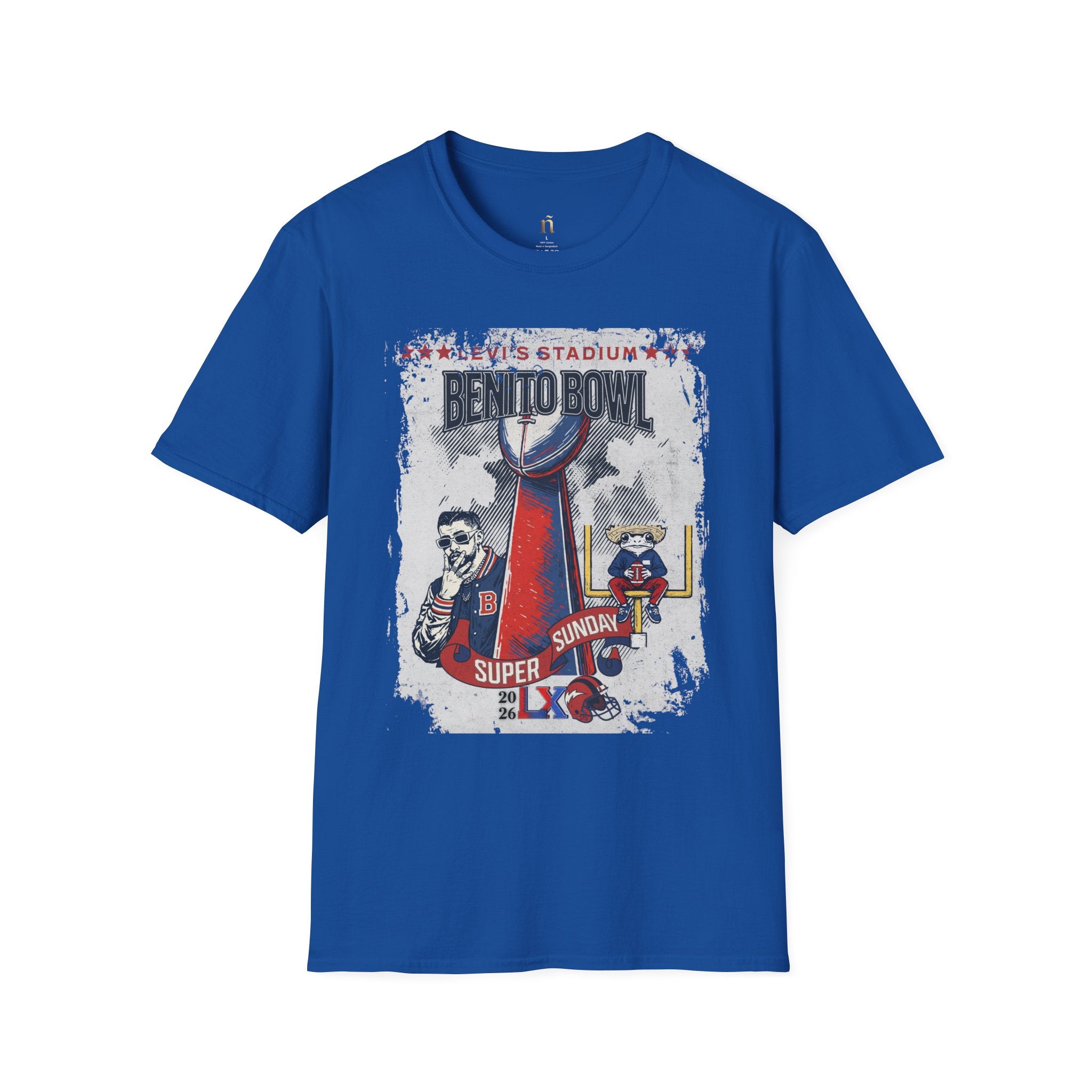 Latino Icon Football Graphic Tee - Halftime Vibes Game Day Shirt - Retro Sports Culture Streetwear - Unisex Softstyle Fan Outfit