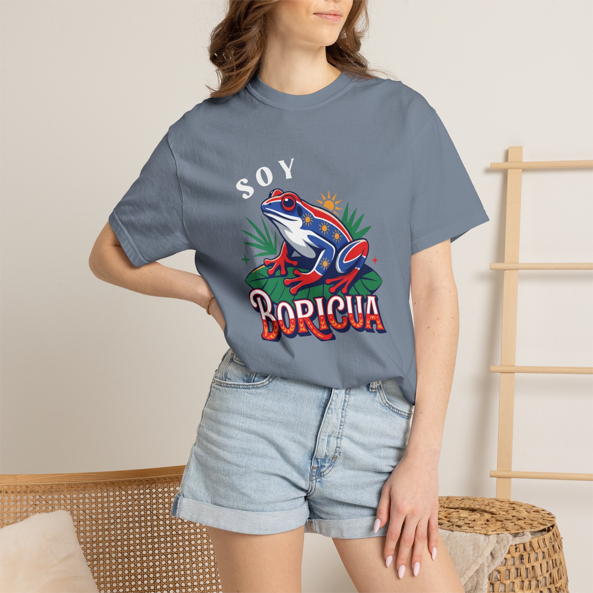 "Yo Soy Boricua" Comfort Colors® Garment-Dyed Tee - Celebrate Your Puerto Rican Pride