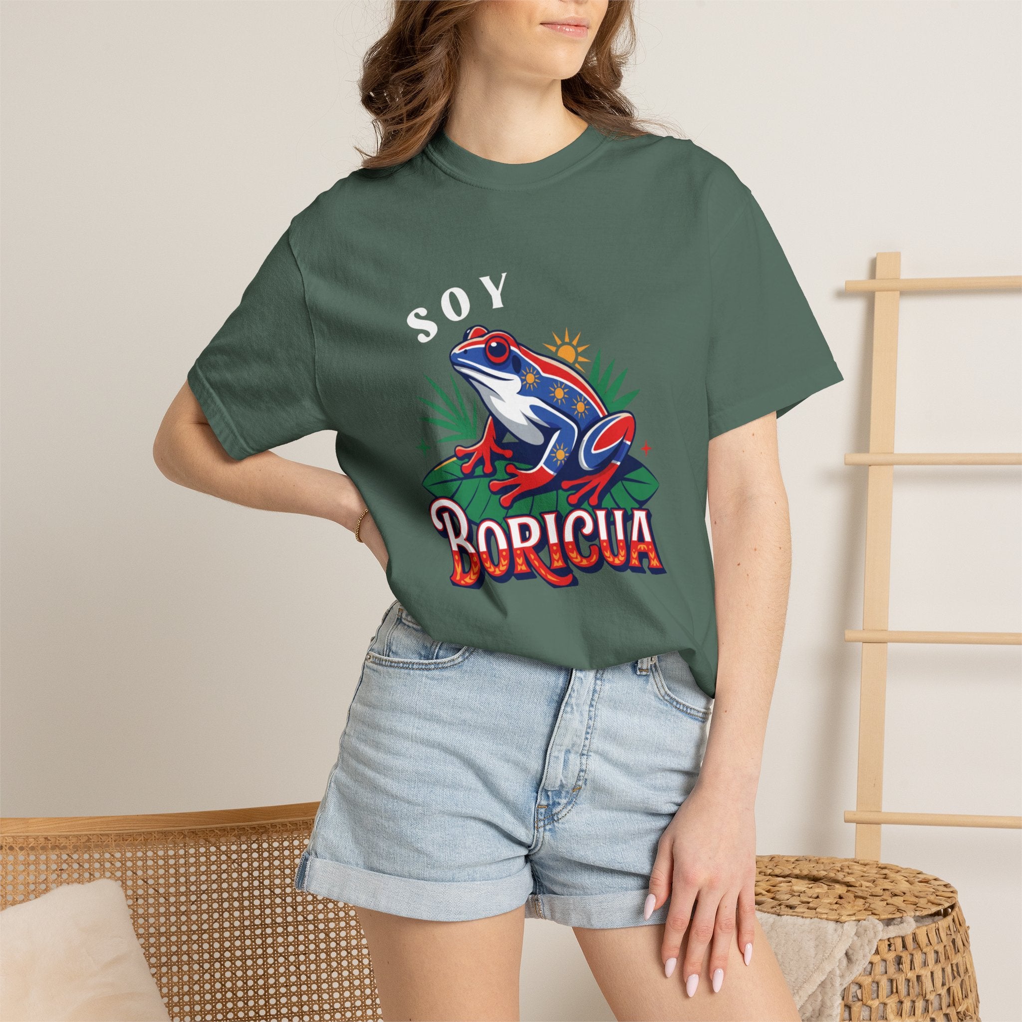 "Yo Soy Boricua" Comfort Colors® Garment-Dyed Tee - Celebrate Your Puerto Rican Pride