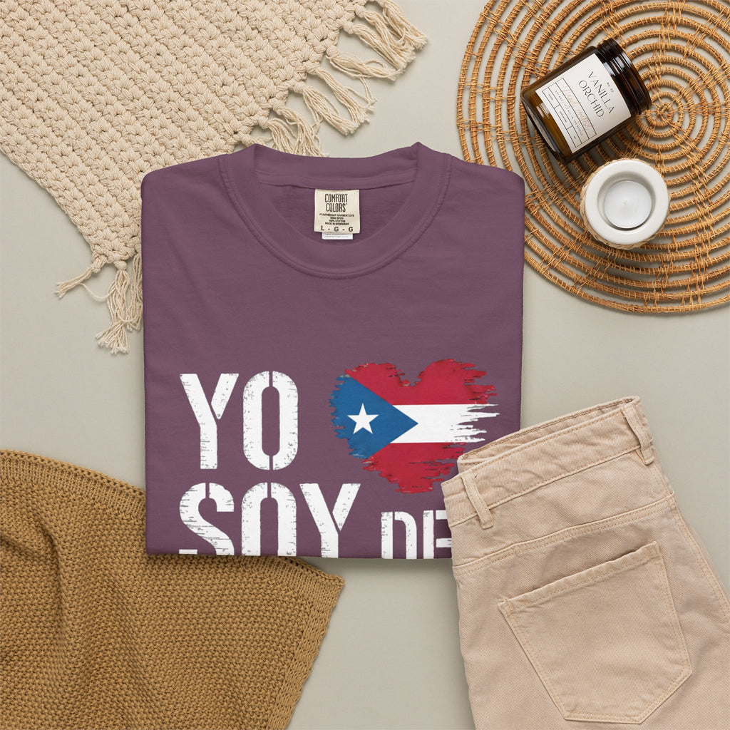 YO SOY DE PFKNR Comfort Colors® Garment-Dyed Tee - The Ultimate Puerto Rican Pride Shirt