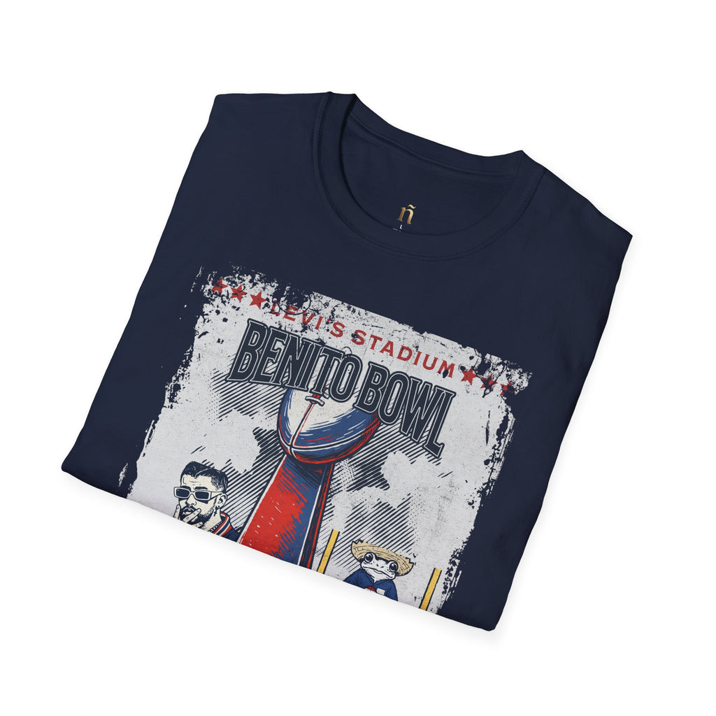 Latino Icon Football Graphic Tee - Halftime Vibes Game Day Shirt - Retro Sports Culture Streetwear - Unisex Softstyle Fan Outfit