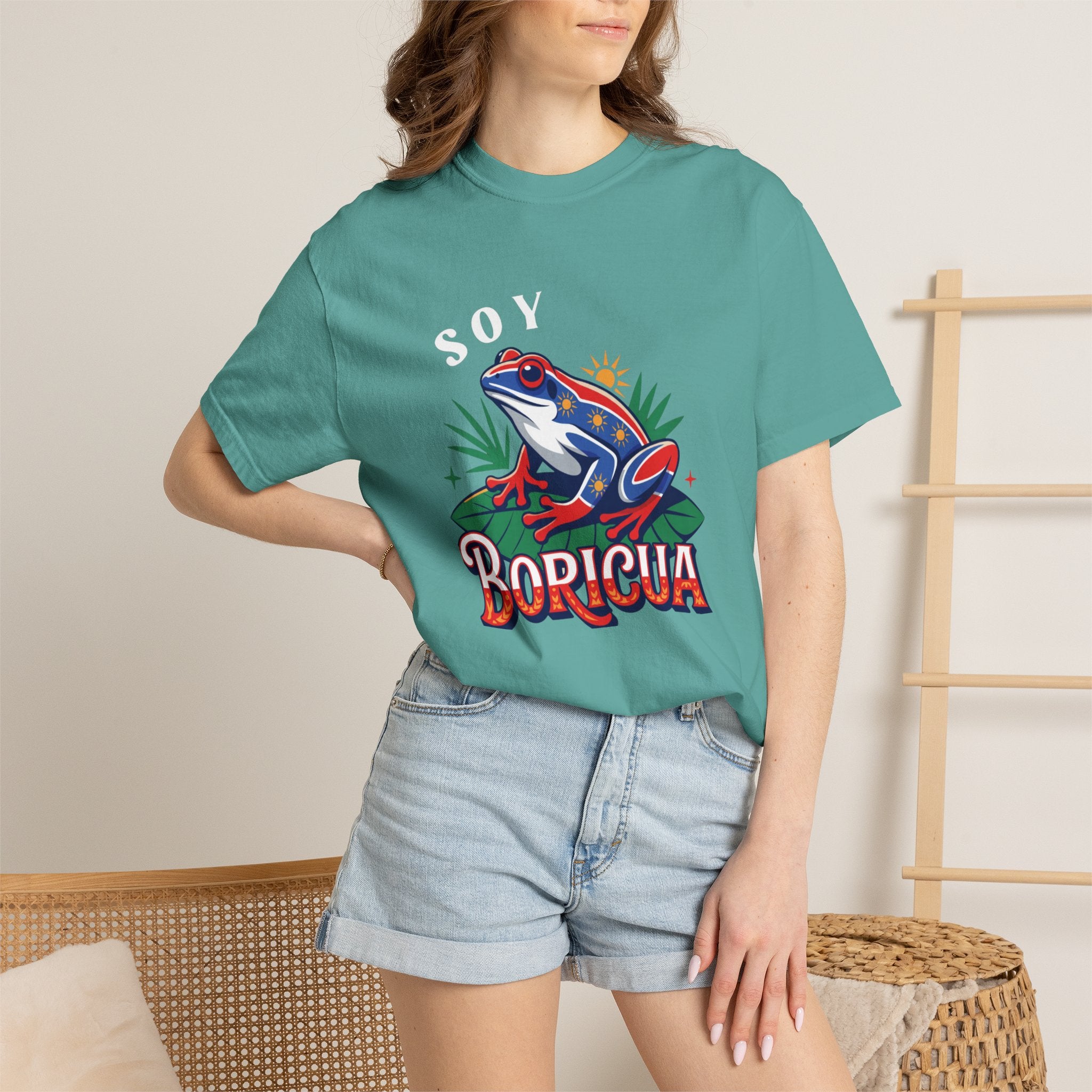 "Yo Soy Boricua" Comfort Colors® Garment-Dyed Tee - Celebrate Your Puerto Rican Pride