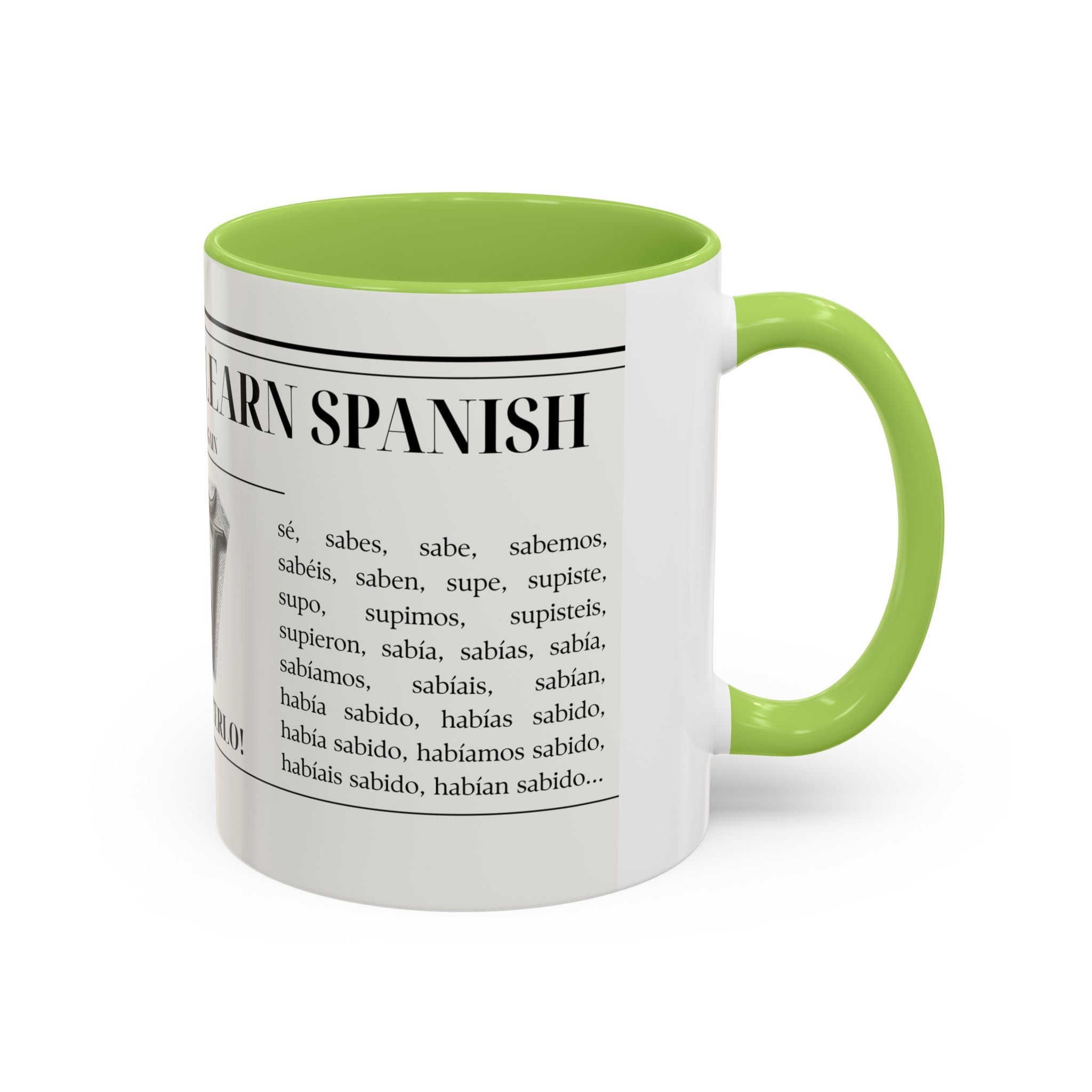 The "Keep Calm & Conquer Spanish" Ceramic Mug ☕️🇪🇸