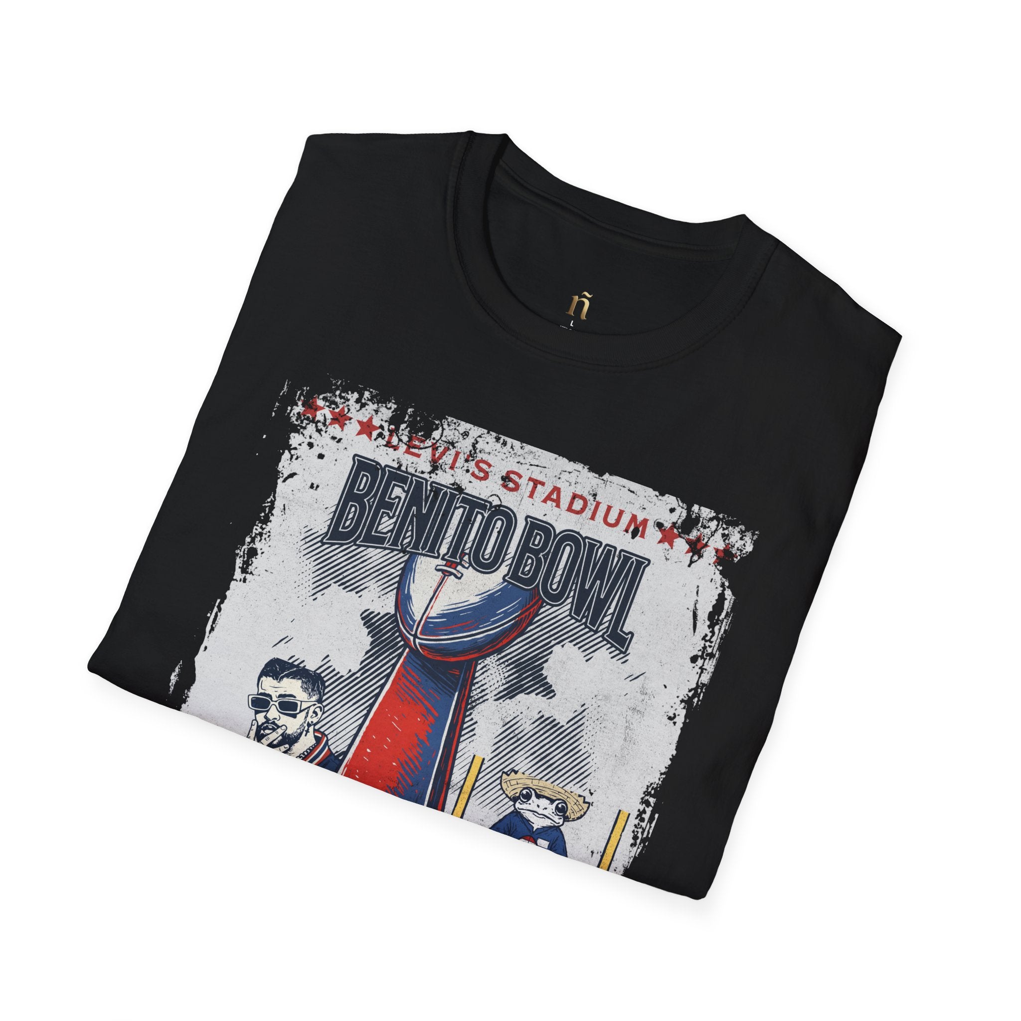 Latino Icon Football Graphic Tee - Halftime Vibes Game Day Shirt - Retro Sports Culture Streetwear - Unisex Softstyle Fan Outfit