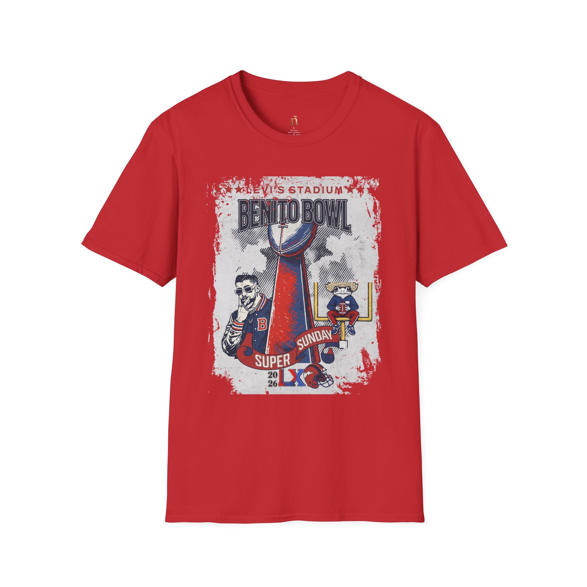 Latino Icon Football Graphic Tee - Halftime Vibes Game Day Shirt - Retro Sports Culture Streetwear - Unisex Softstyle Fan Outfit