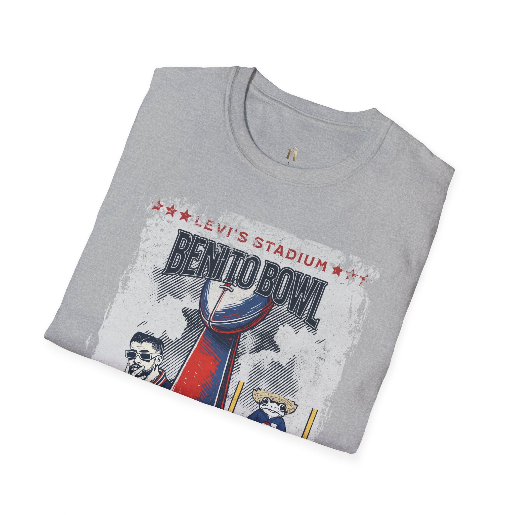 Latino Icon Football Graphic Tee - Halftime Vibes Game Day Shirt - Retro Sports Culture Streetwear - Unisex Softstyle Fan Outfit